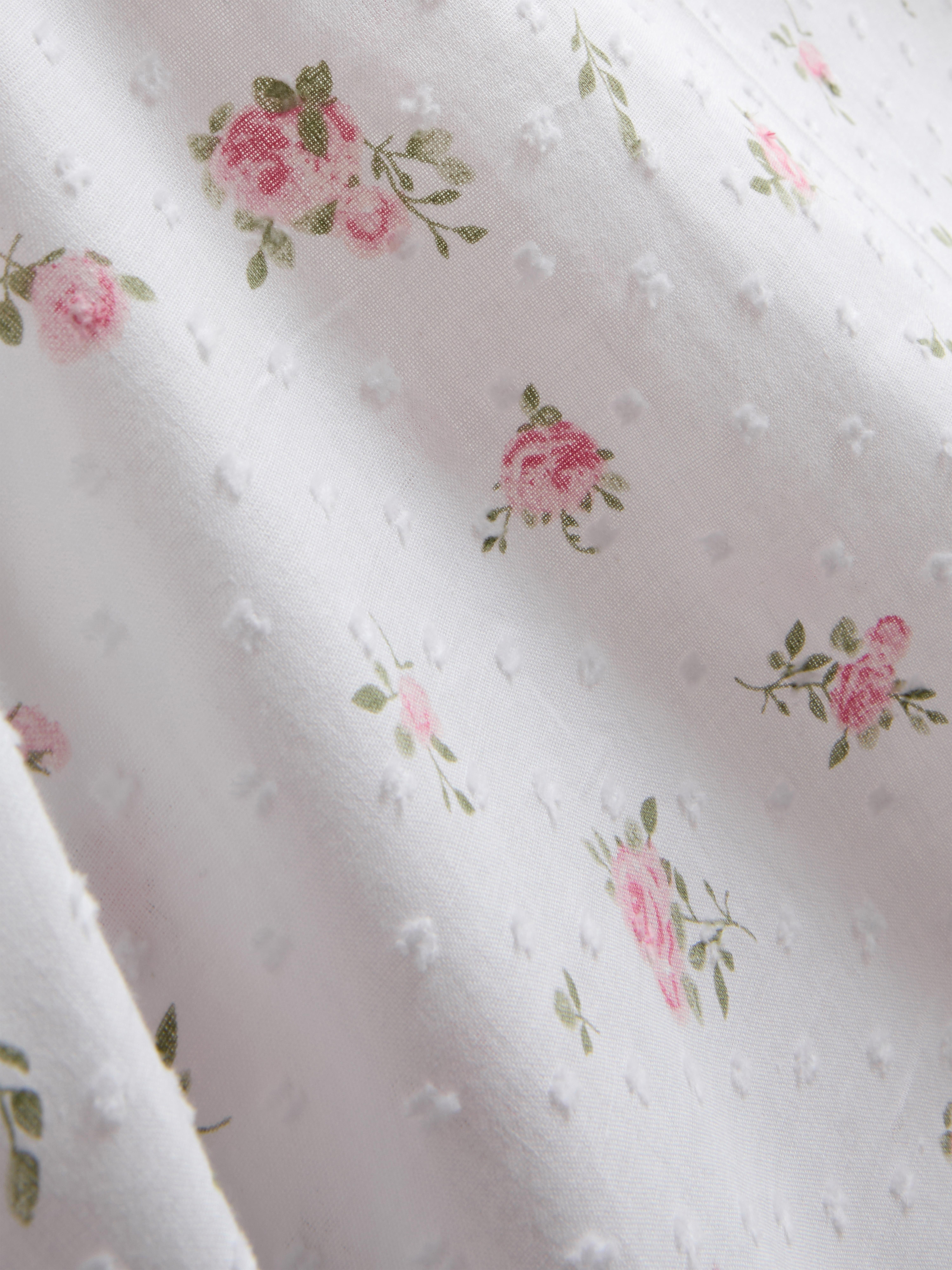Dobby Cotton Floral Pyjama Cami