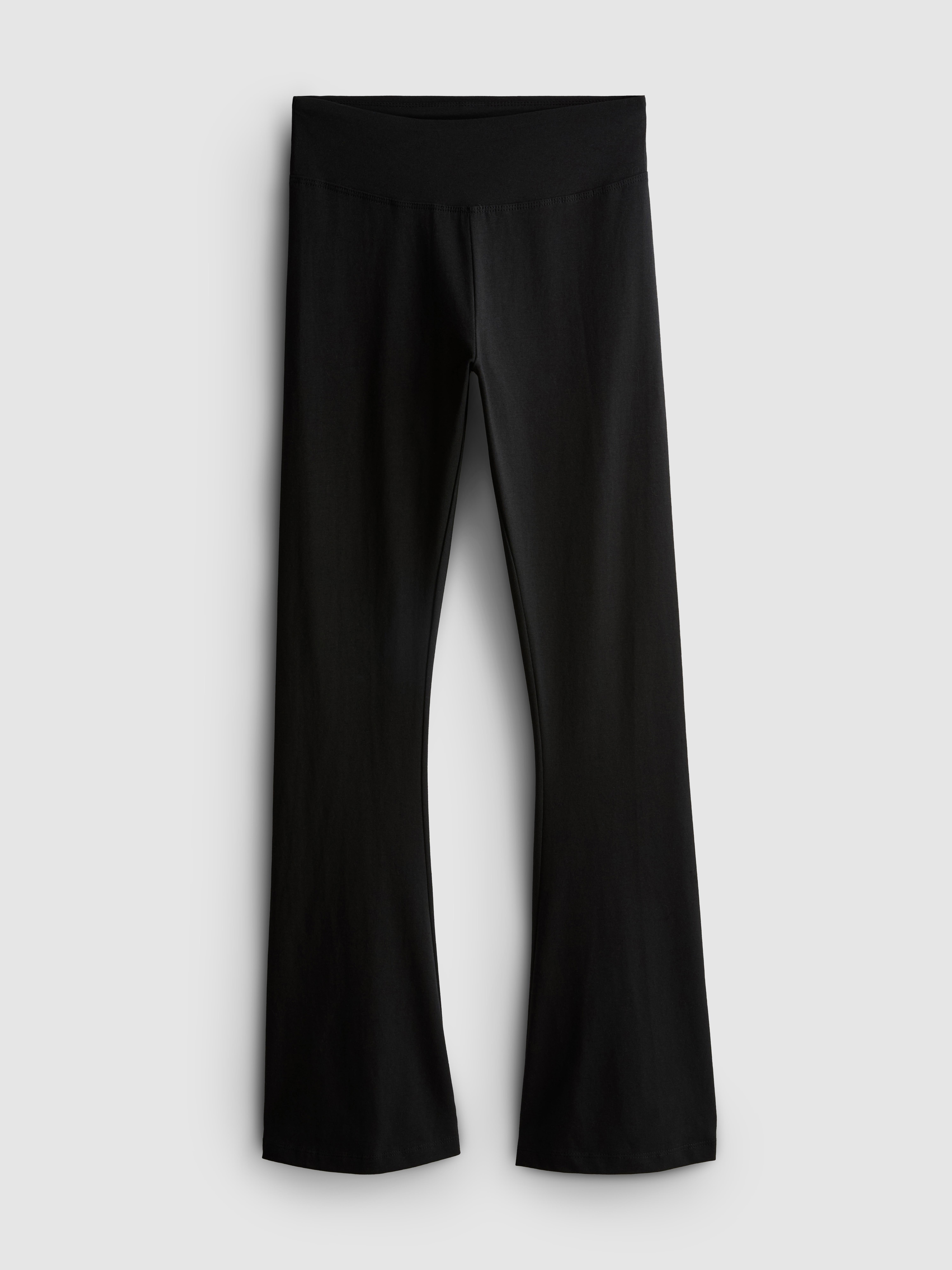 Cotton Rich Flared Leggings