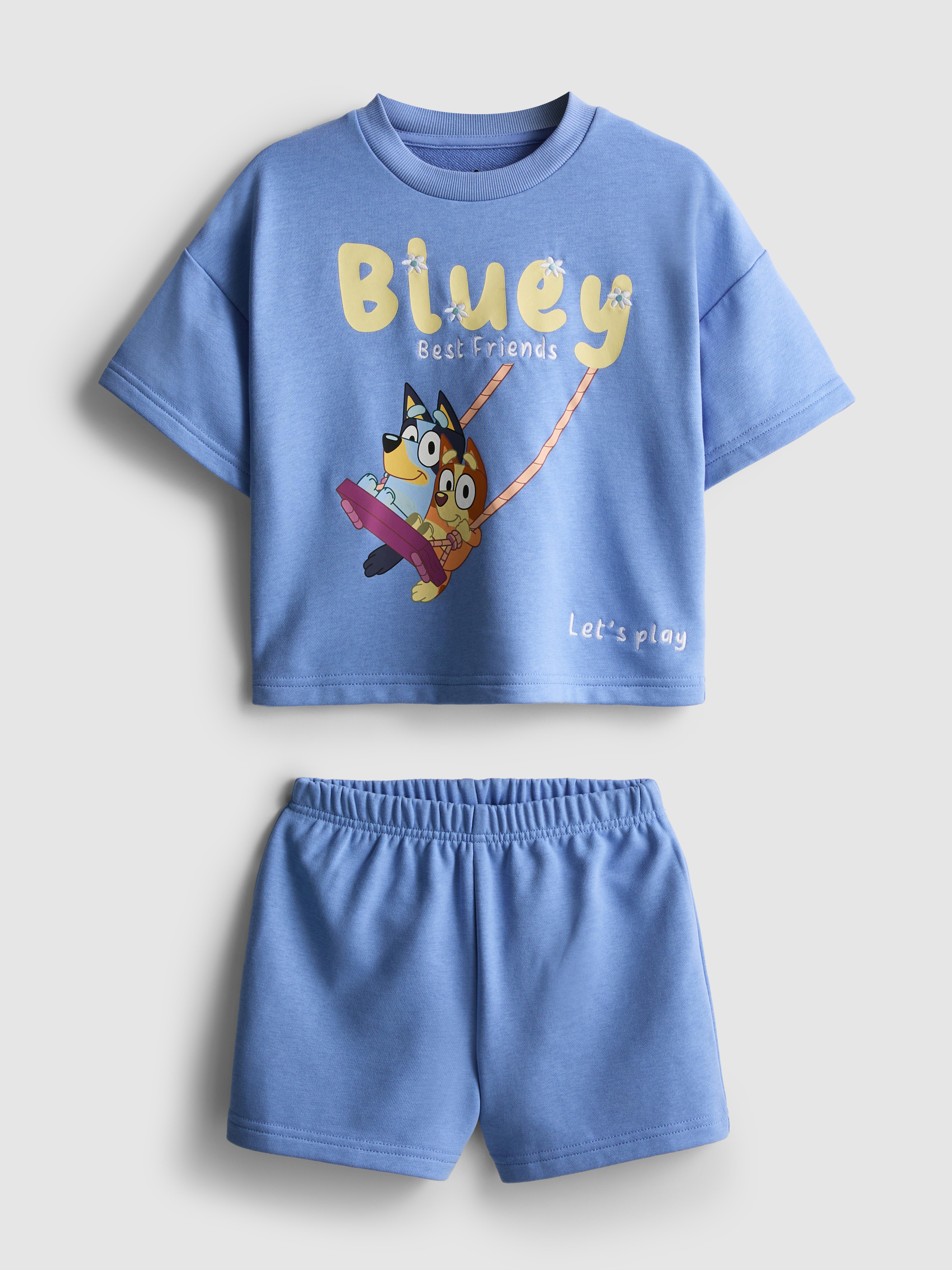 1.5-7yrs | Bluey T-Shirt and Shorts Set