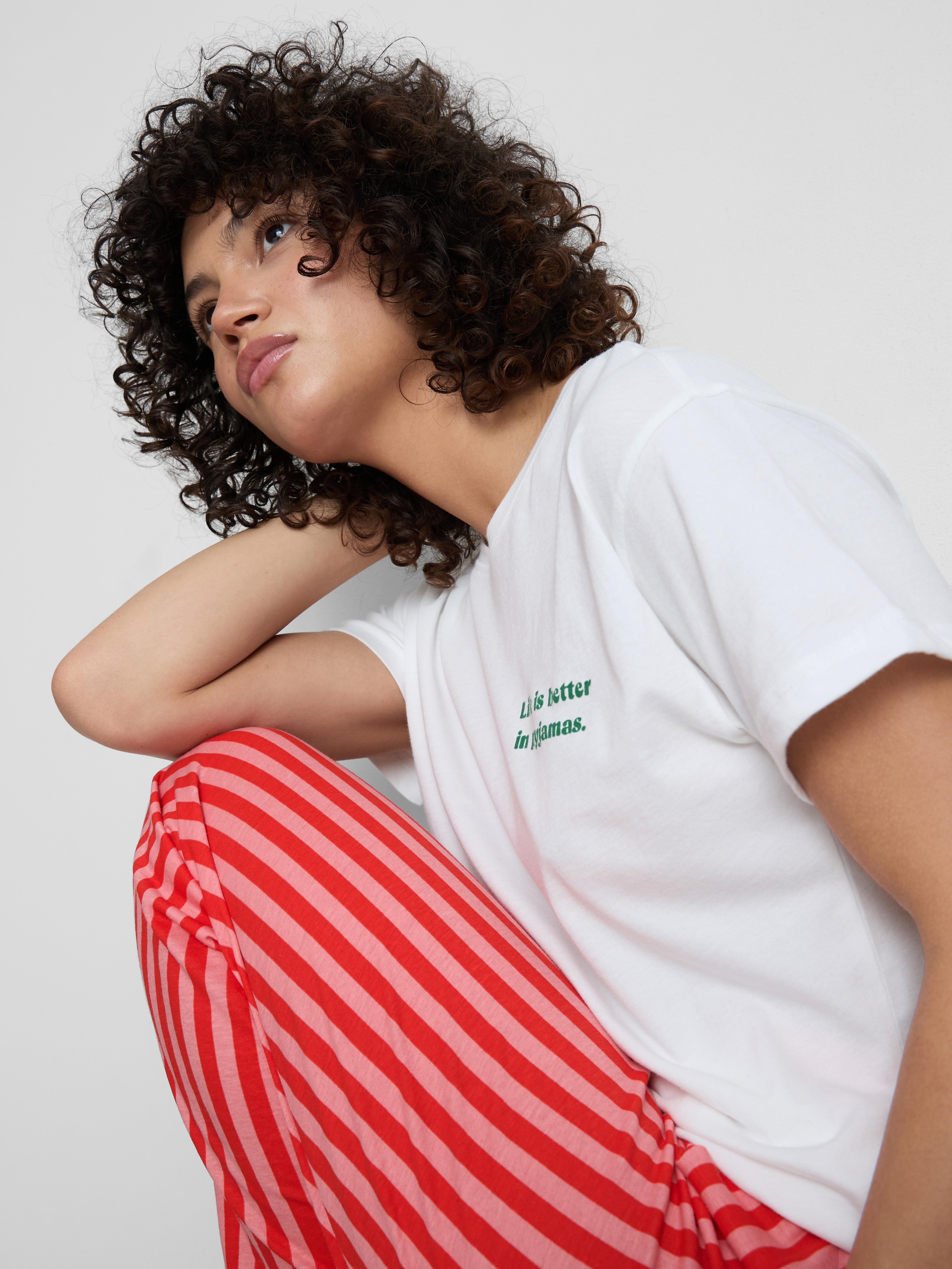 Cotton T-Shirt Pajamas