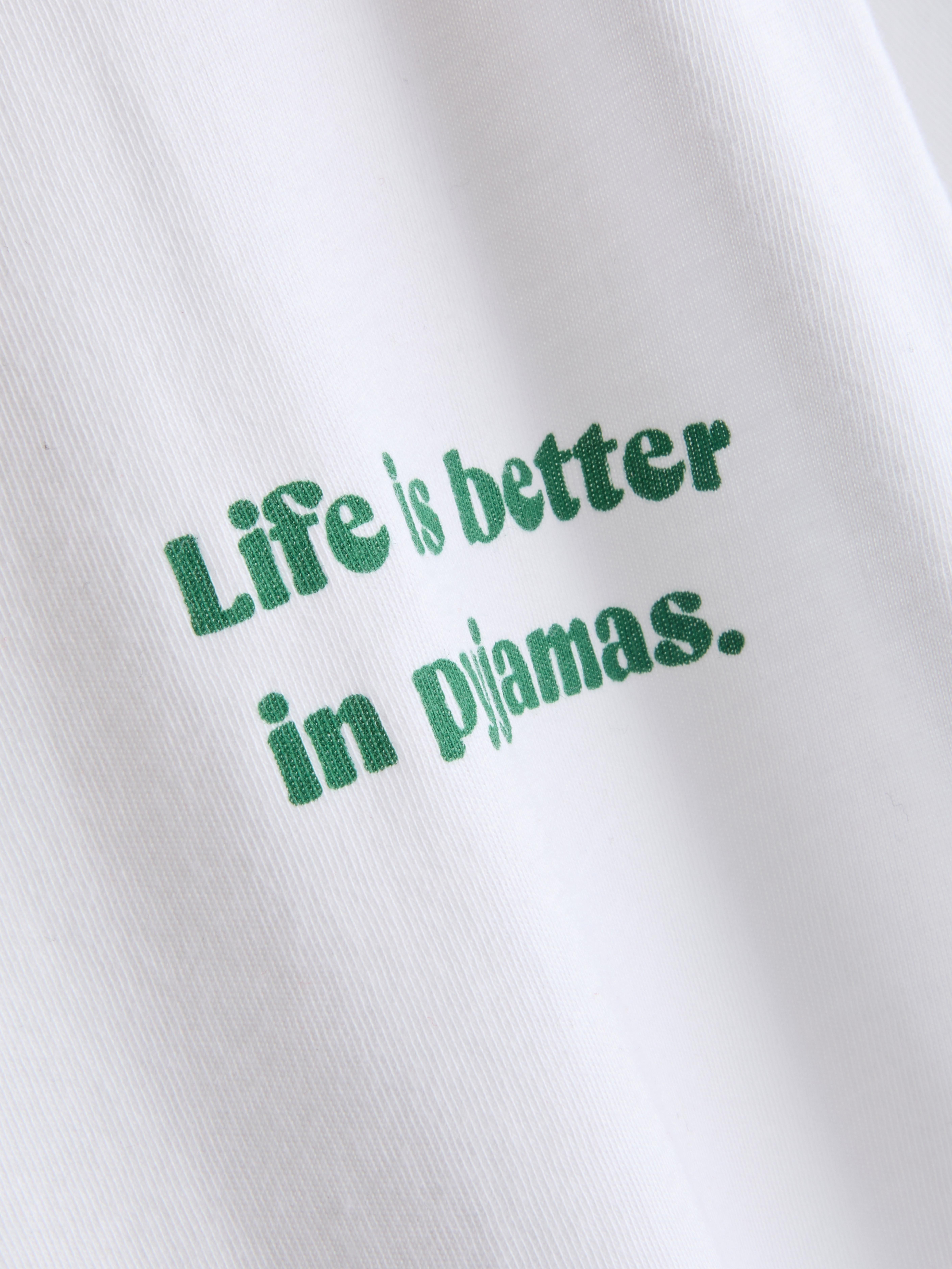 Cotton T-Shirt Pajamas