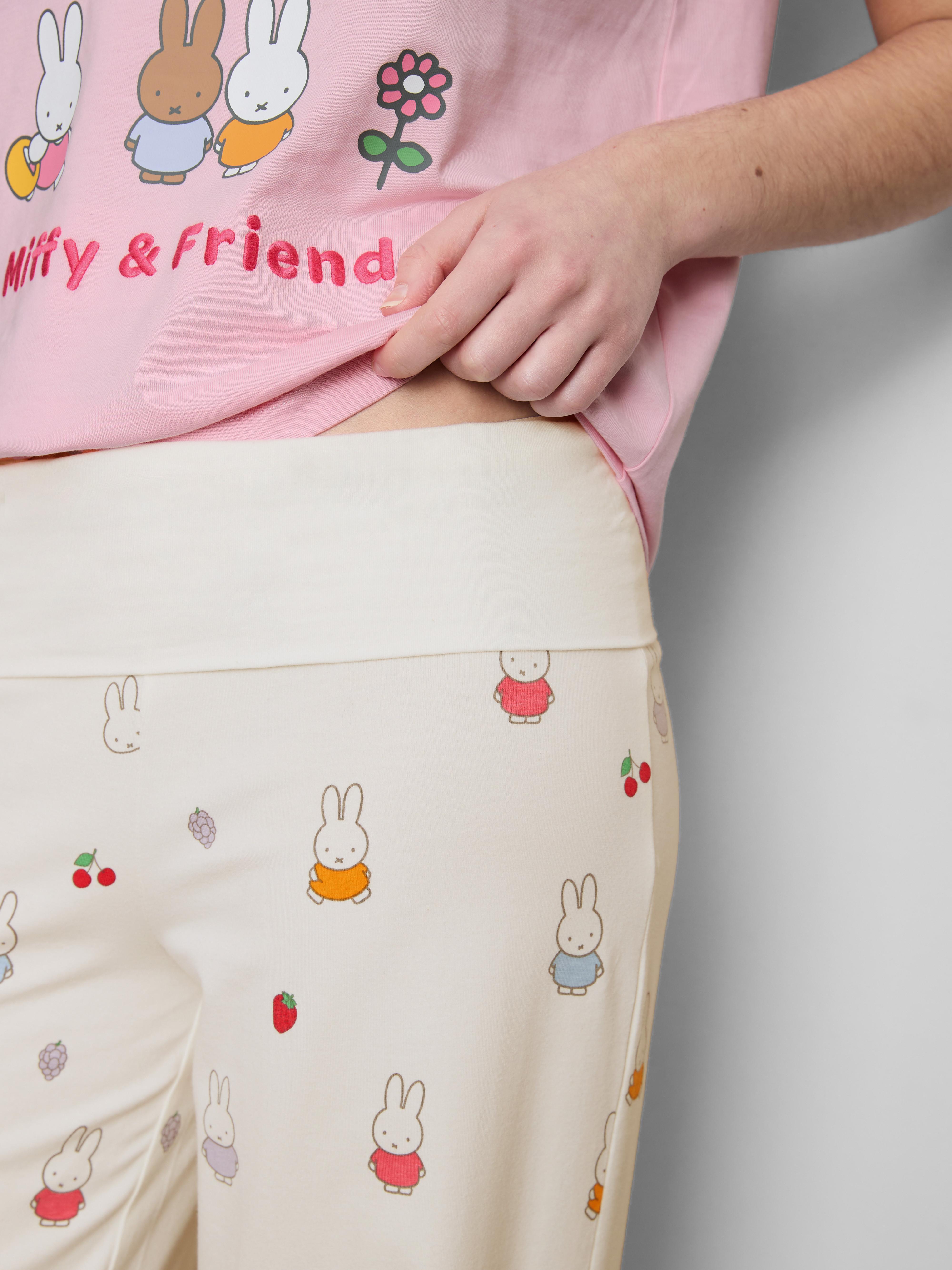 Pantaloni de pijama tip yoga bogați în bumbac Miffy