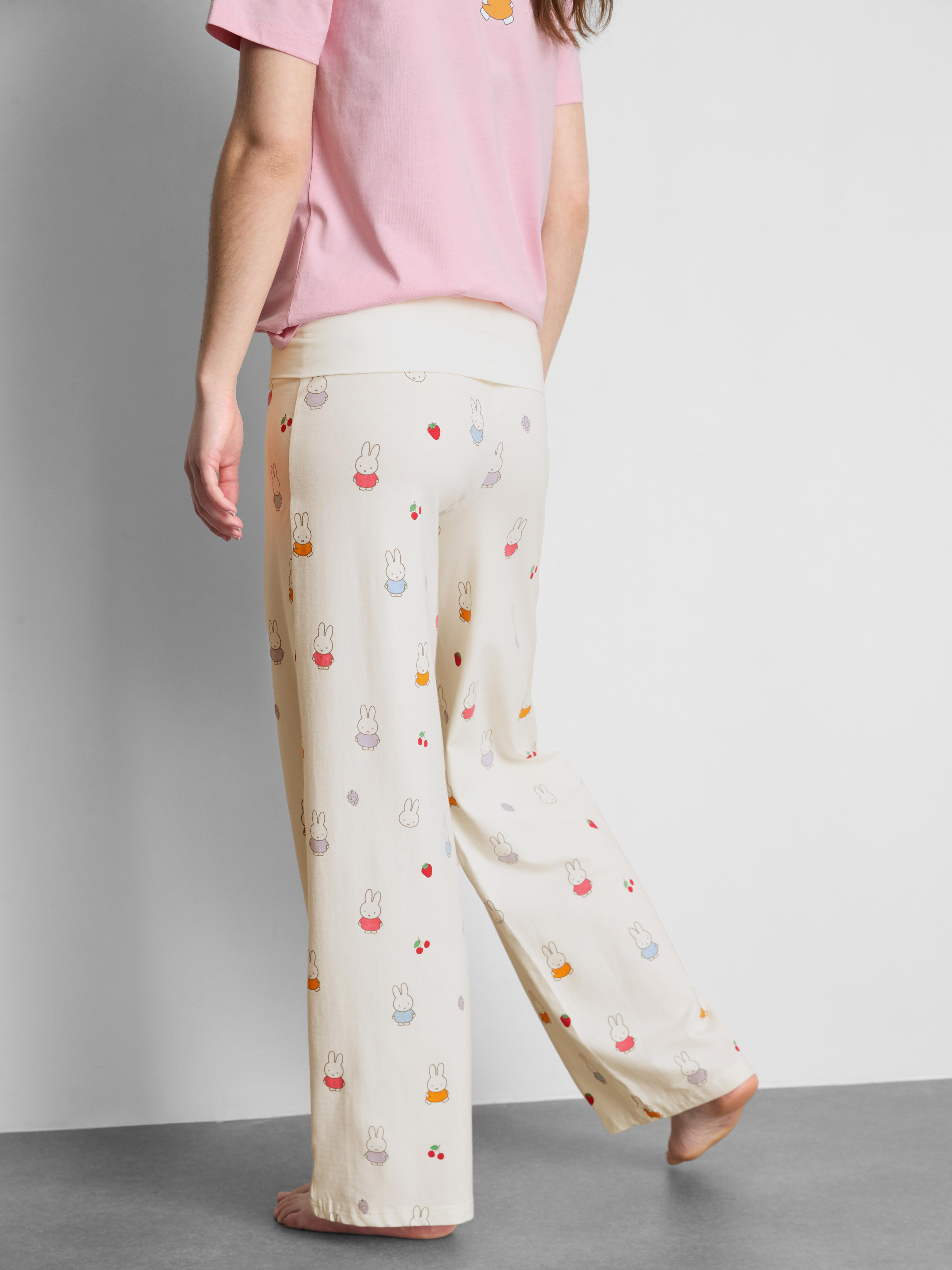 Pantaloni de pijama tip yoga bogați în bumbac Miffy