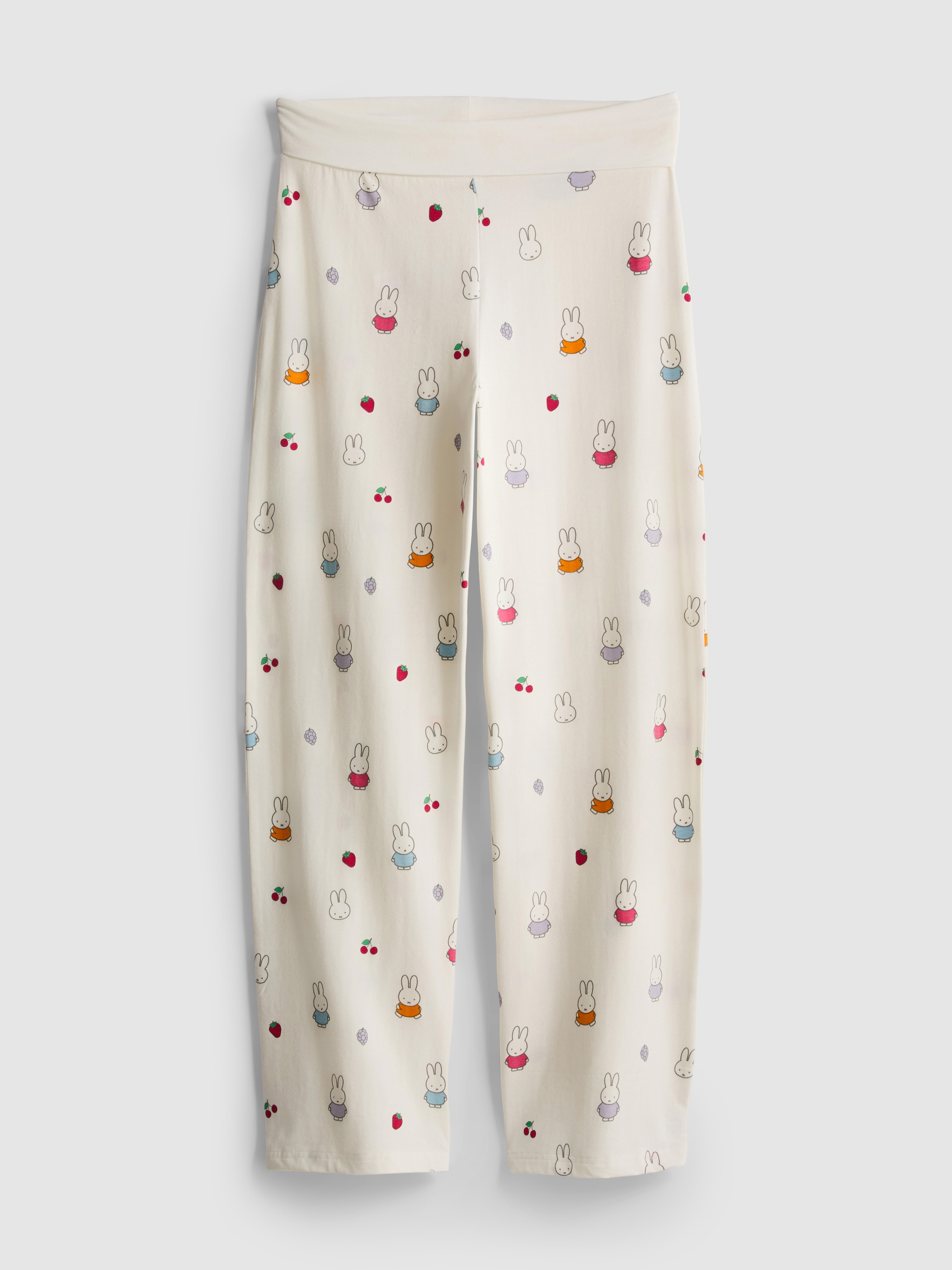 Pantaloni de pijama tip yoga bogați în bumbac Miffy
