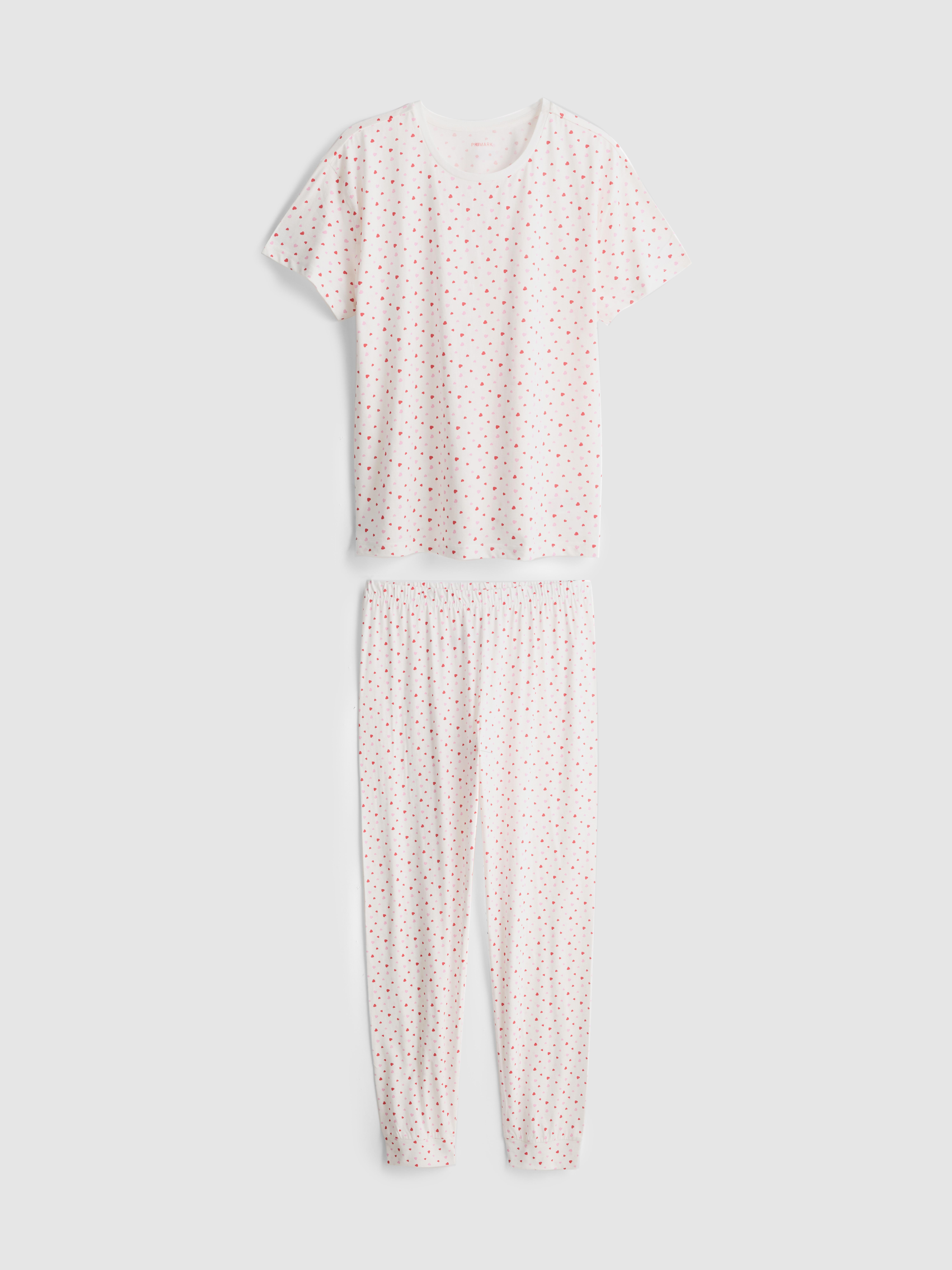 Cotton Printed Short Sleeve Pajamas