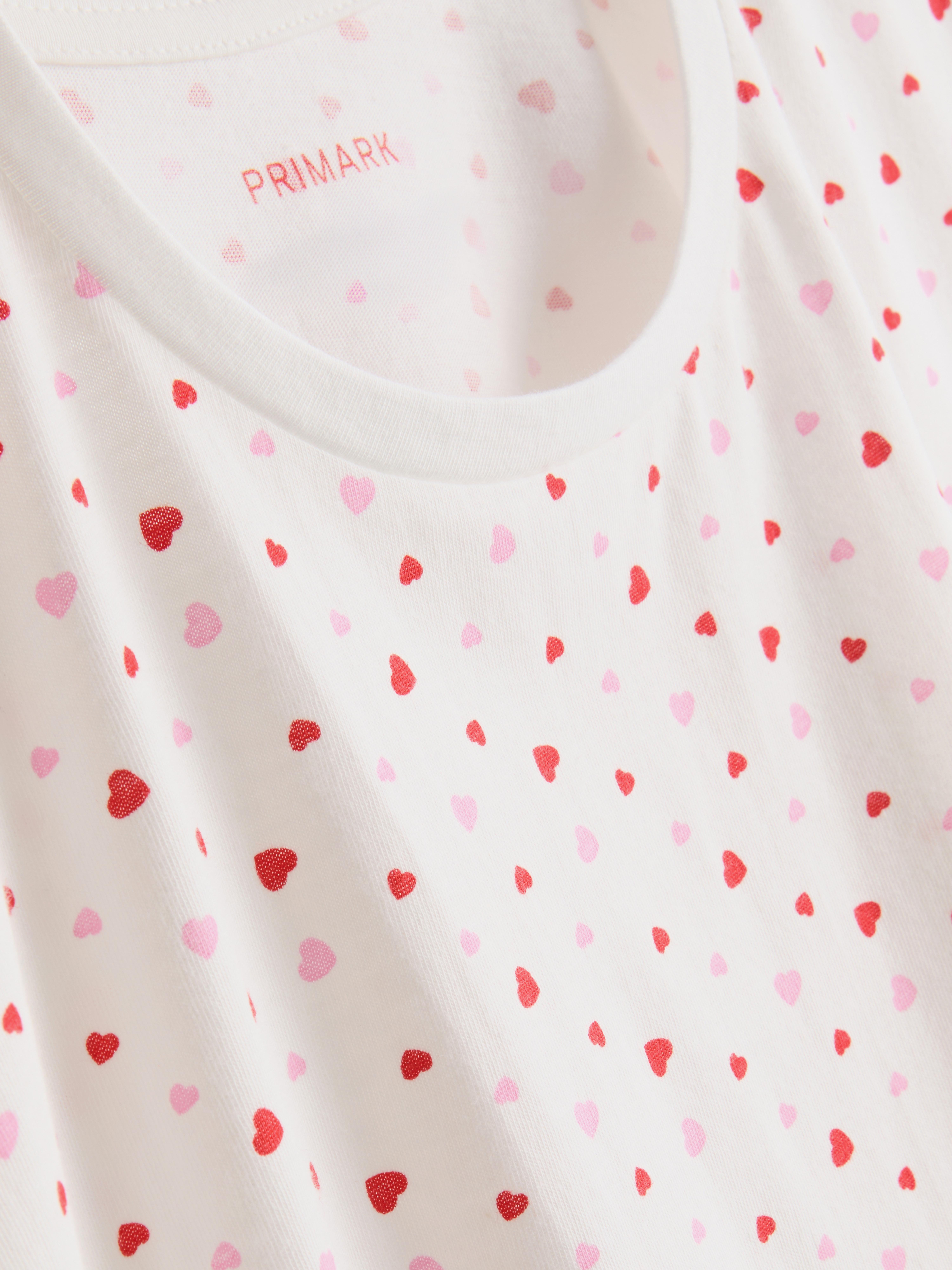 Cotton Printed Short Sleeve Pyjamas
