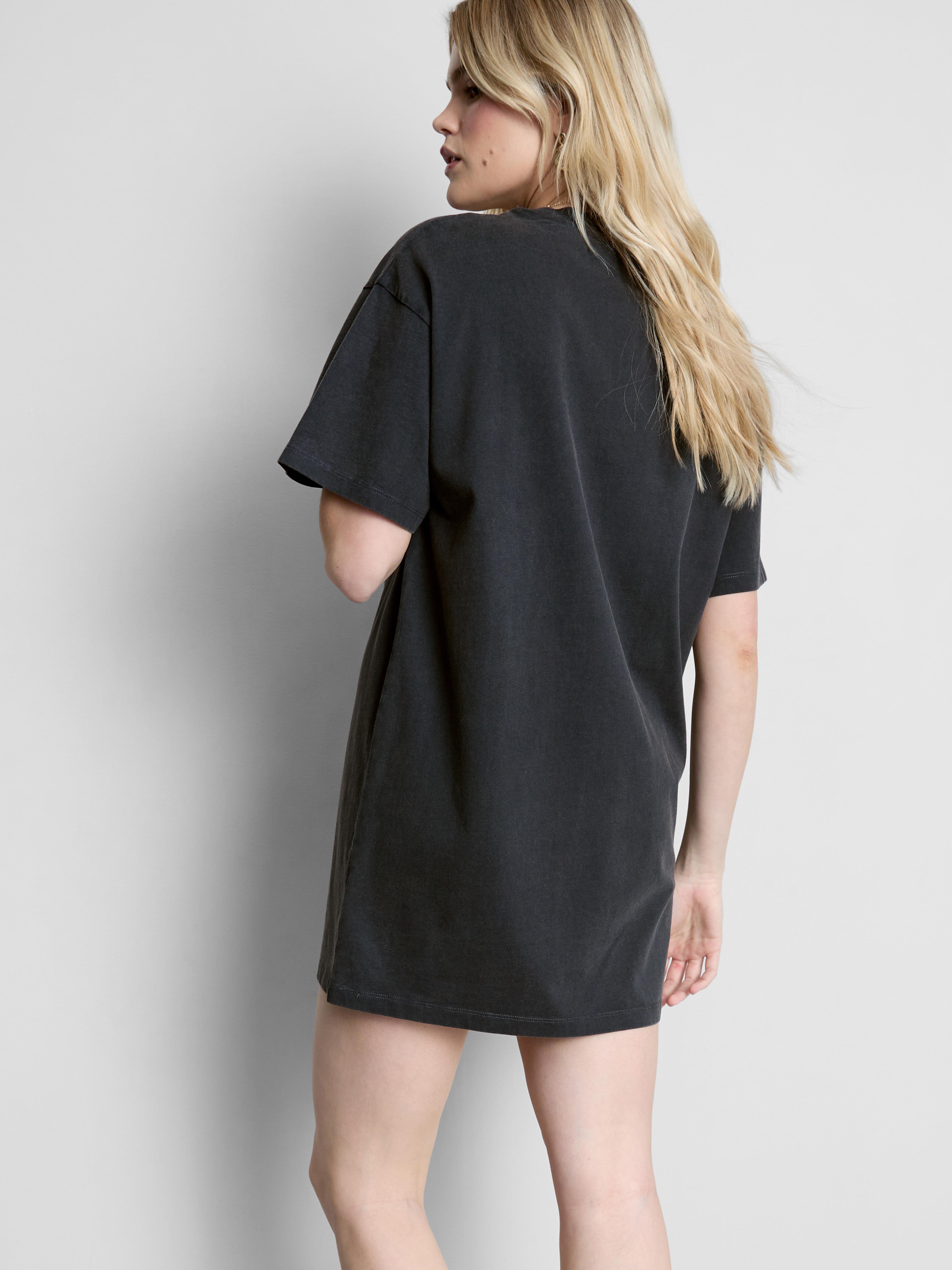 Women's Charcoal The Rolling Stones Graphic T-Shirt Dress | Primark