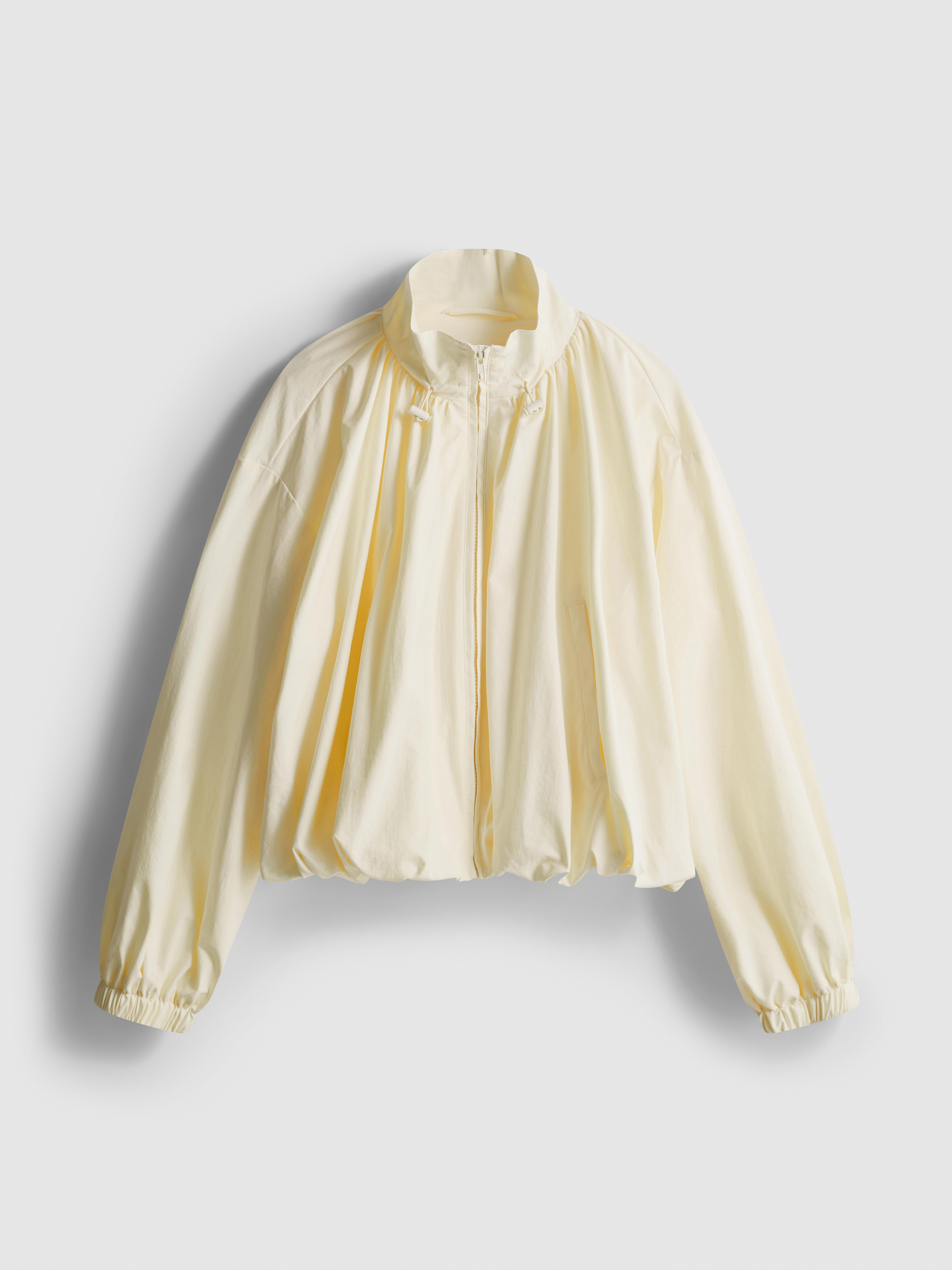 Funnel Neck Tech Bomber Jacket
