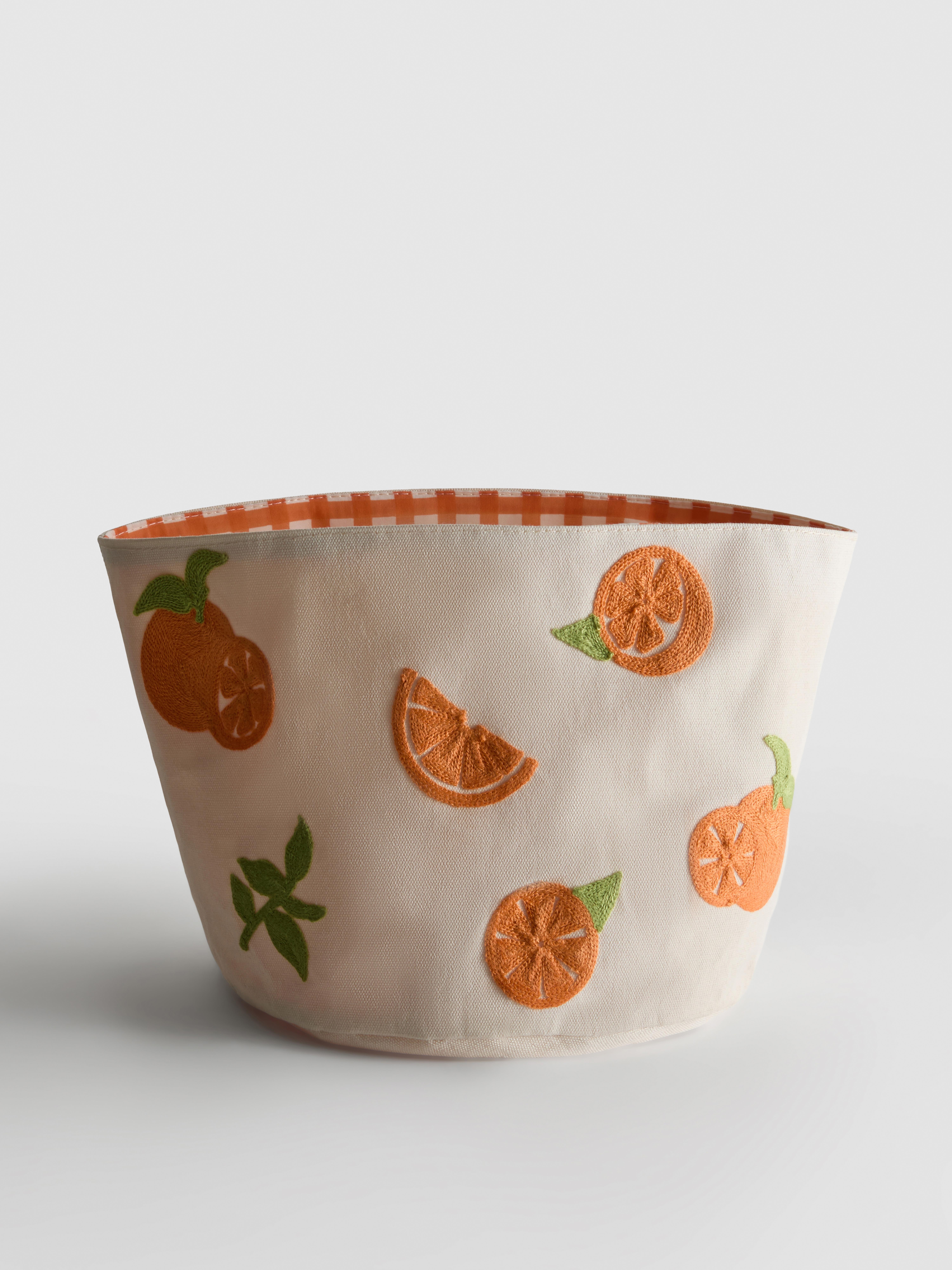 Embellished Soft Storage Basket