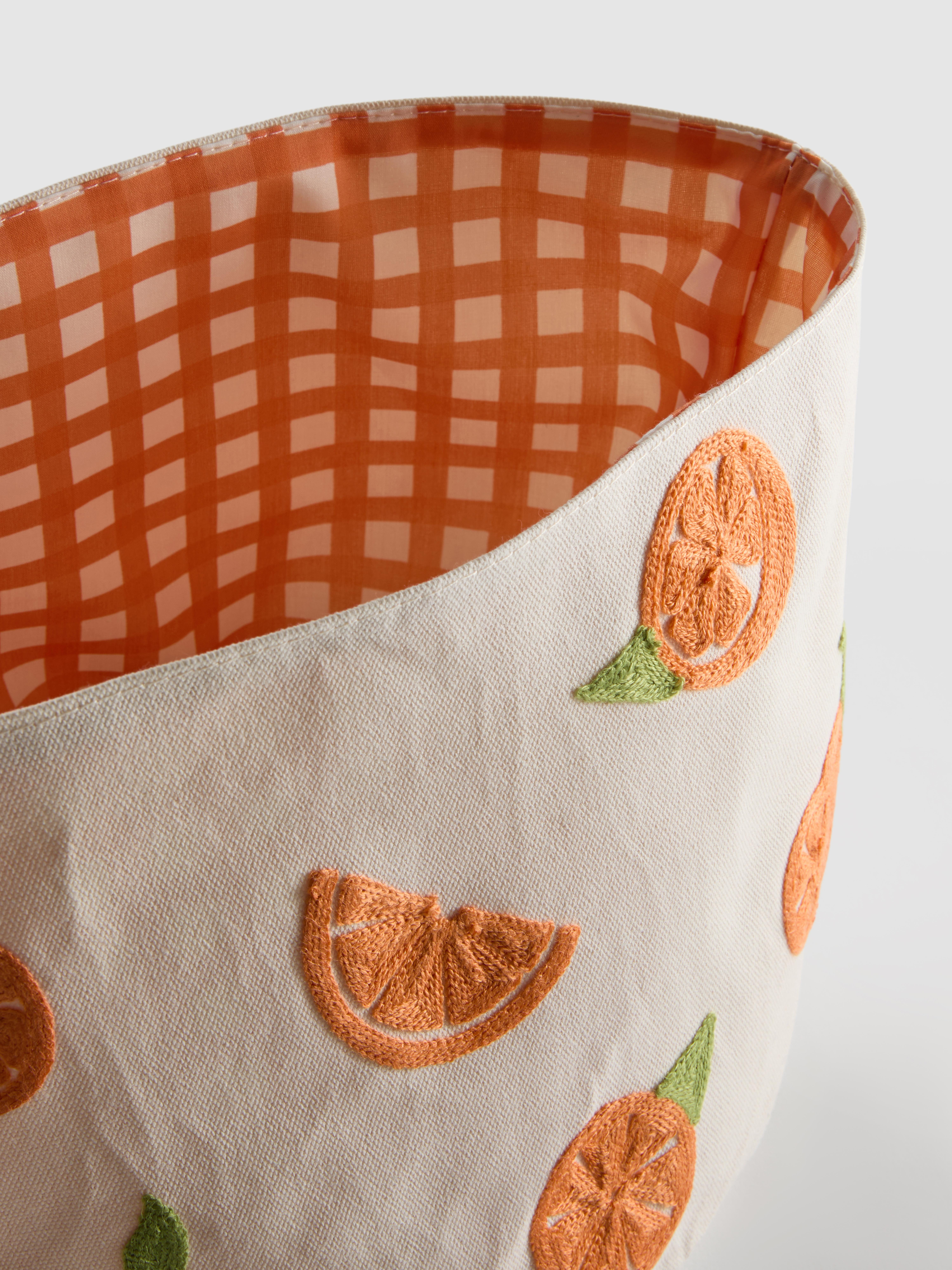 Embellished Soft Storage Basket