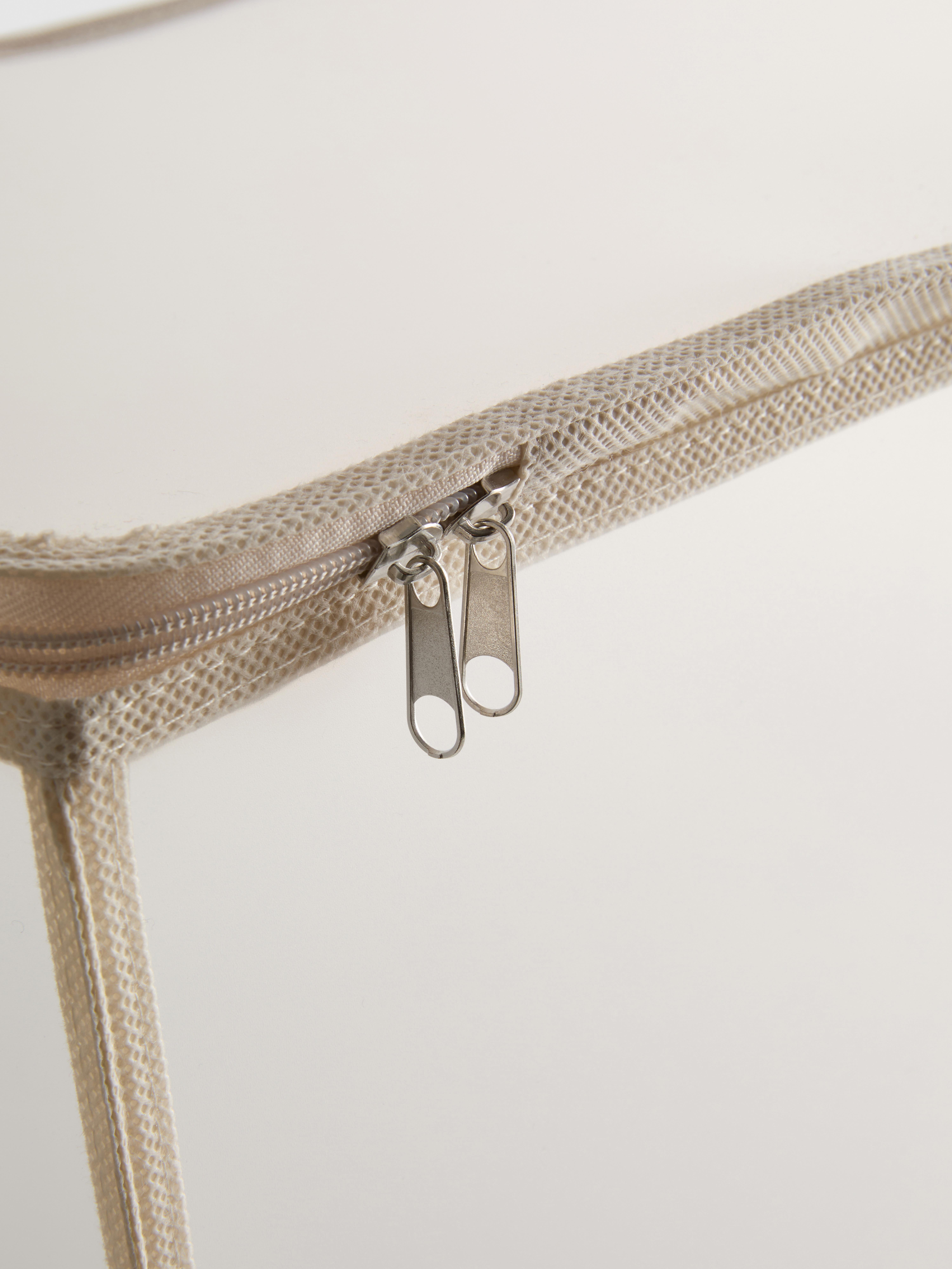 Cubo portaoggetti con zip