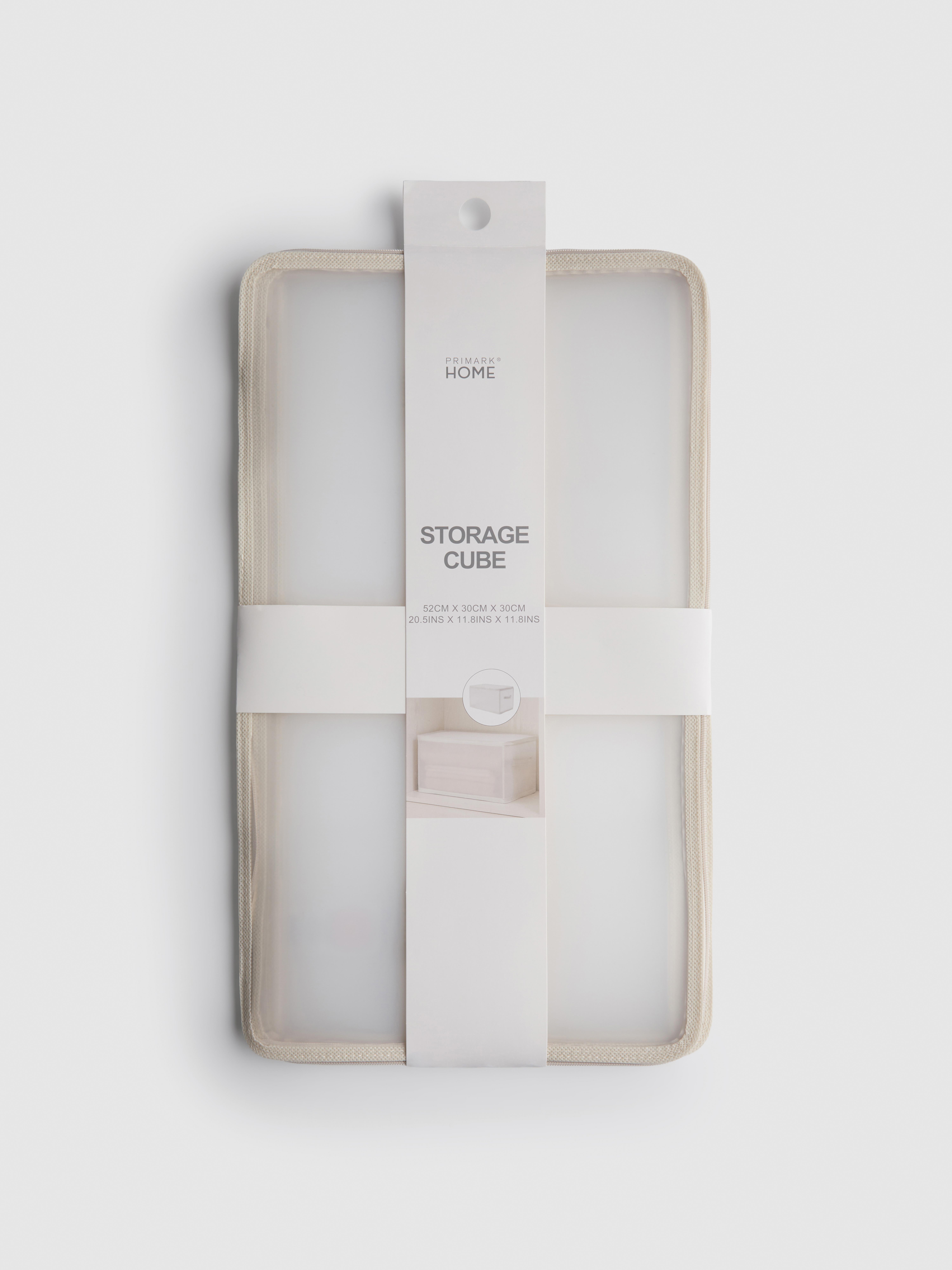 Cubo portaoggetti con zip