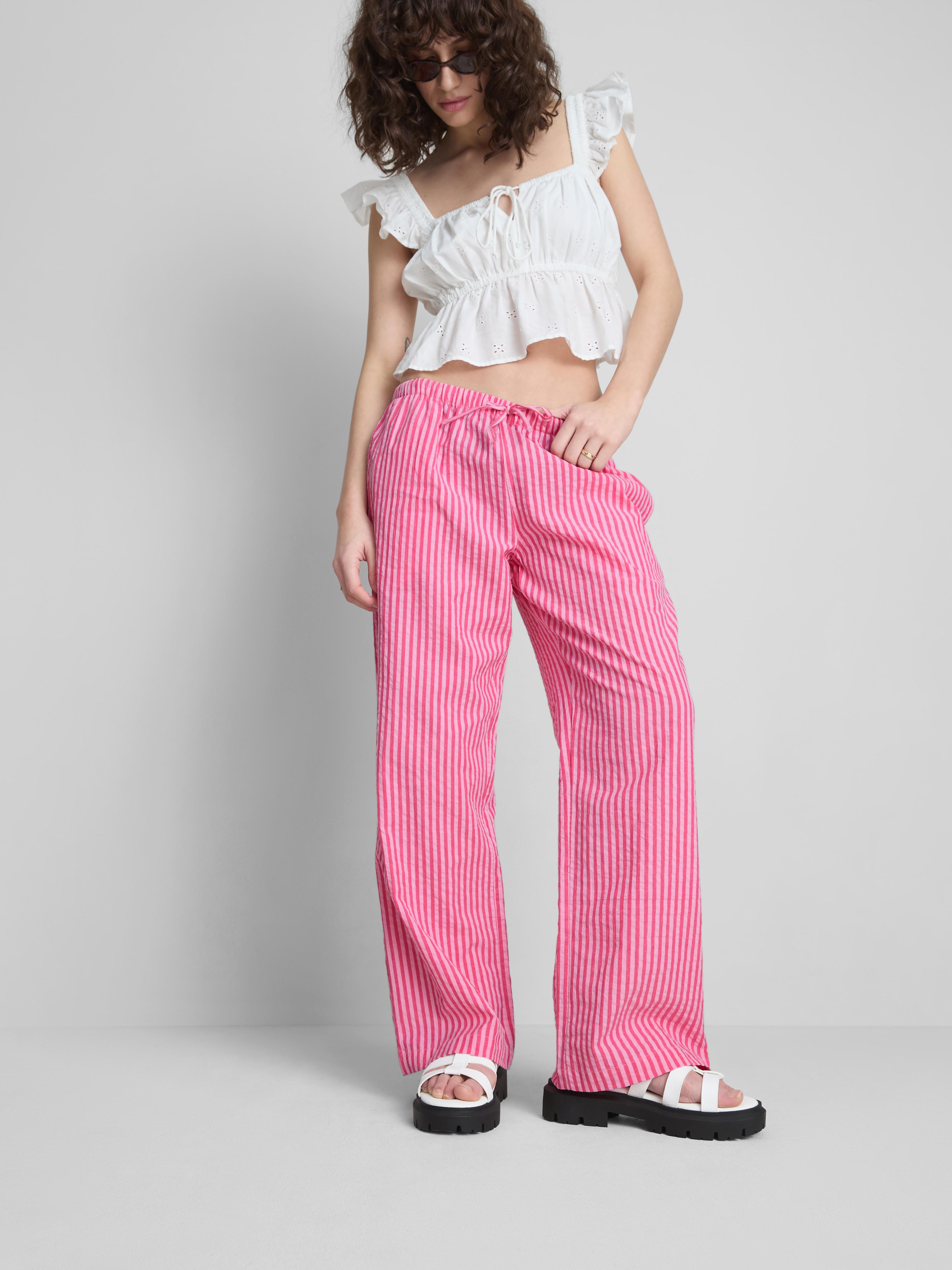 The Primark Scene | Cotton Striped Straight-Leg Pants