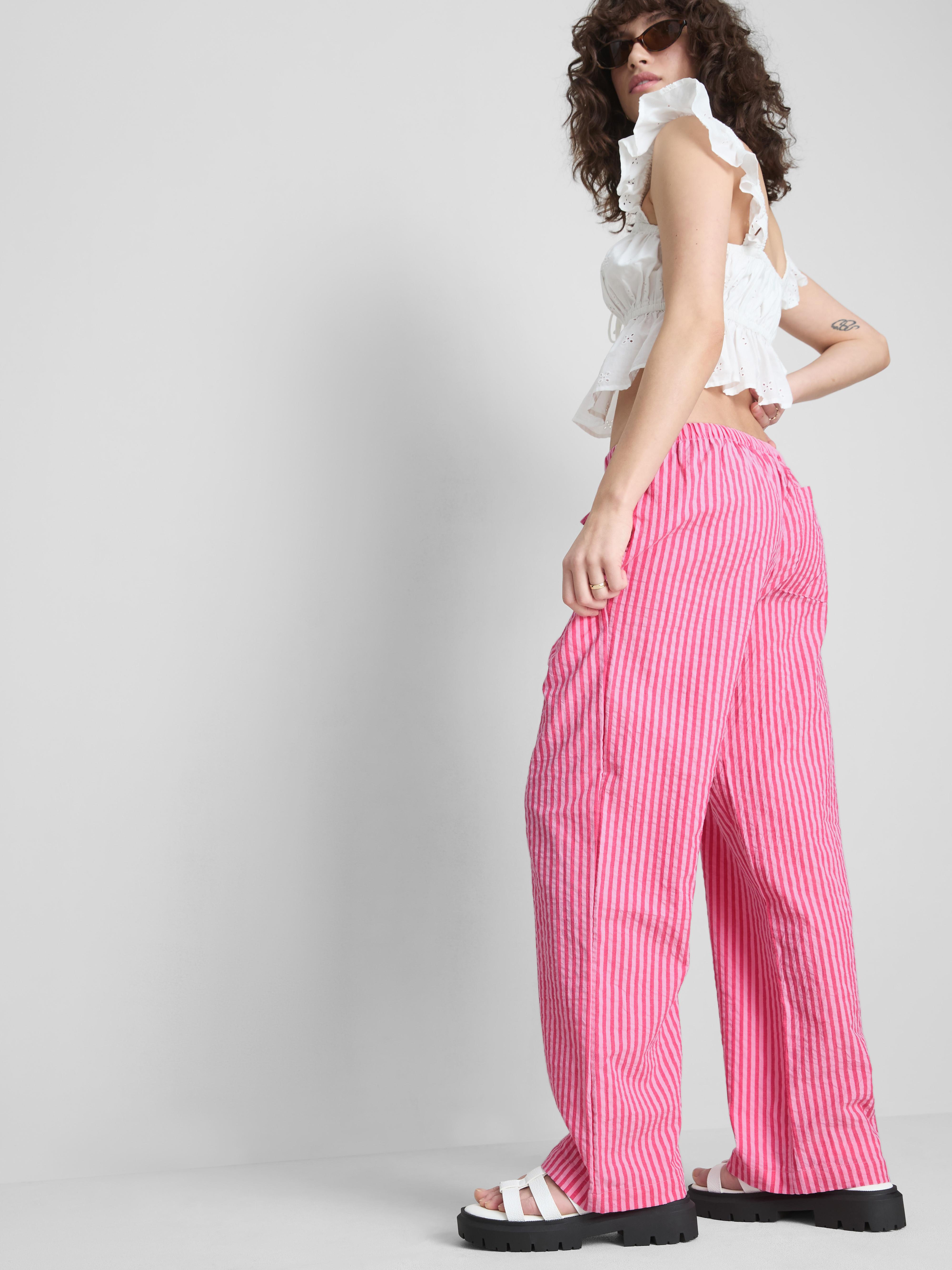 The Primark Scene | Cotton Striped Straight-Leg Pants
