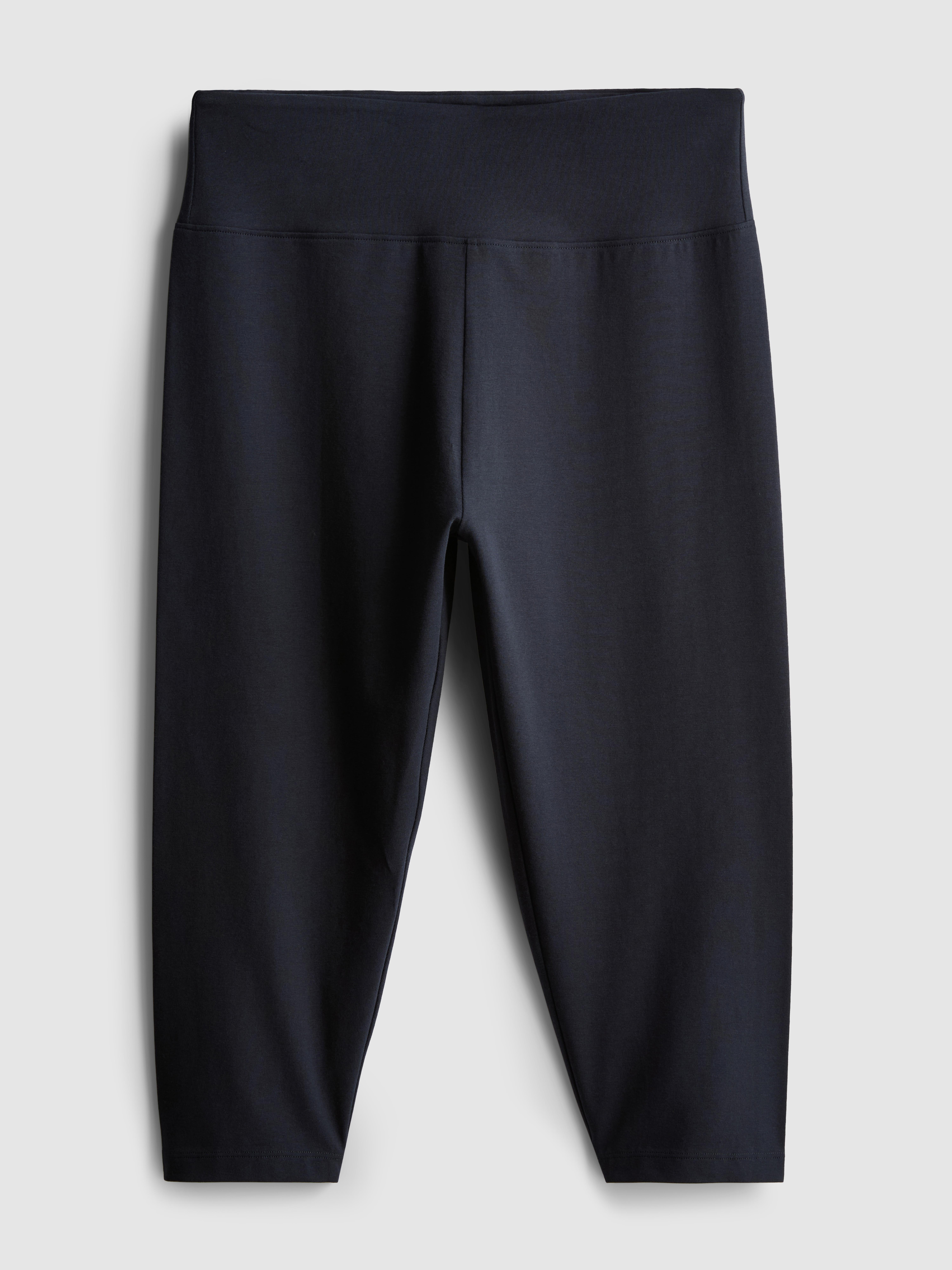 Cotton Rich High Waist Capri Leggings