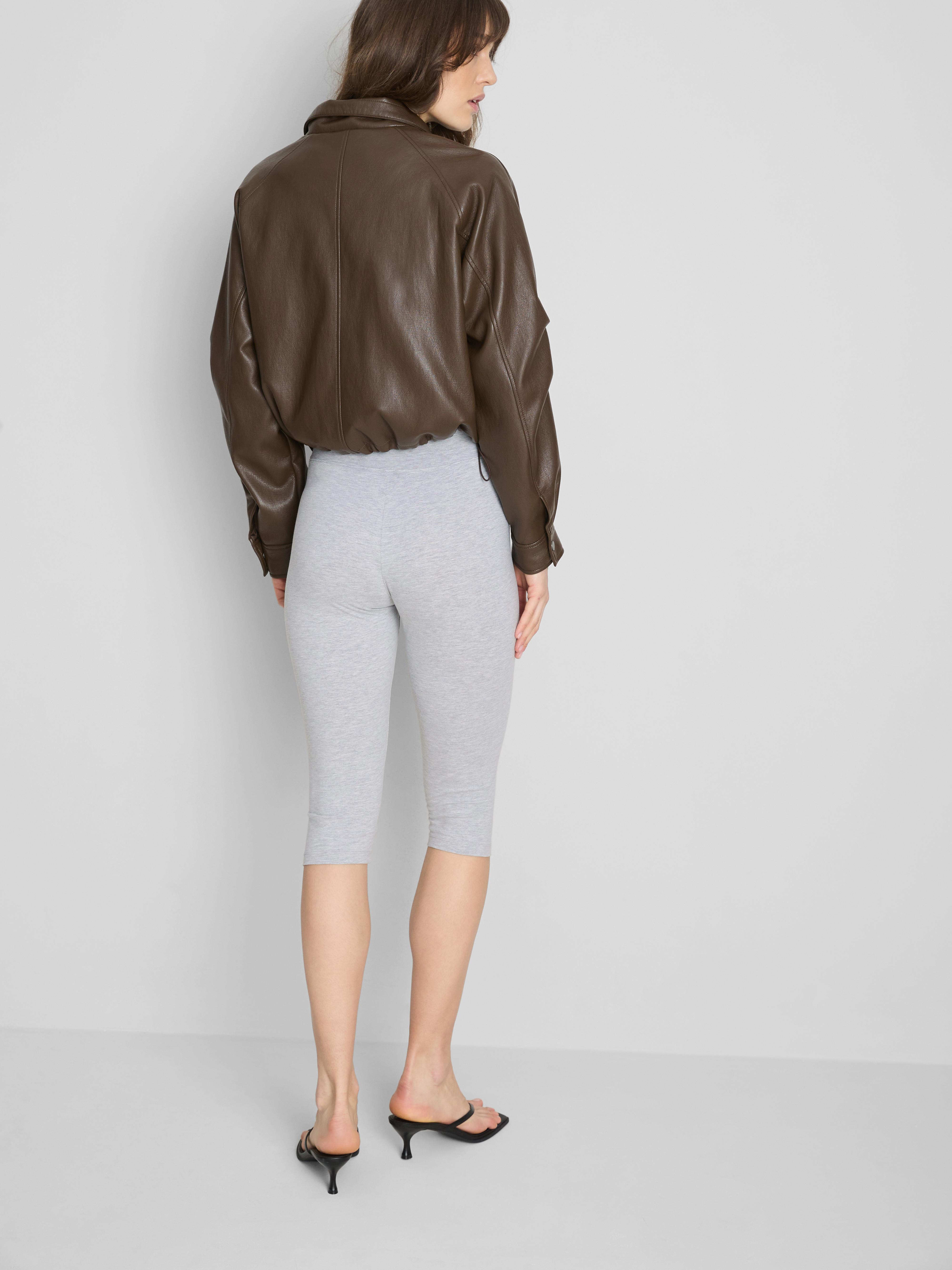 Cotton Rich High Waist Capri Leggings