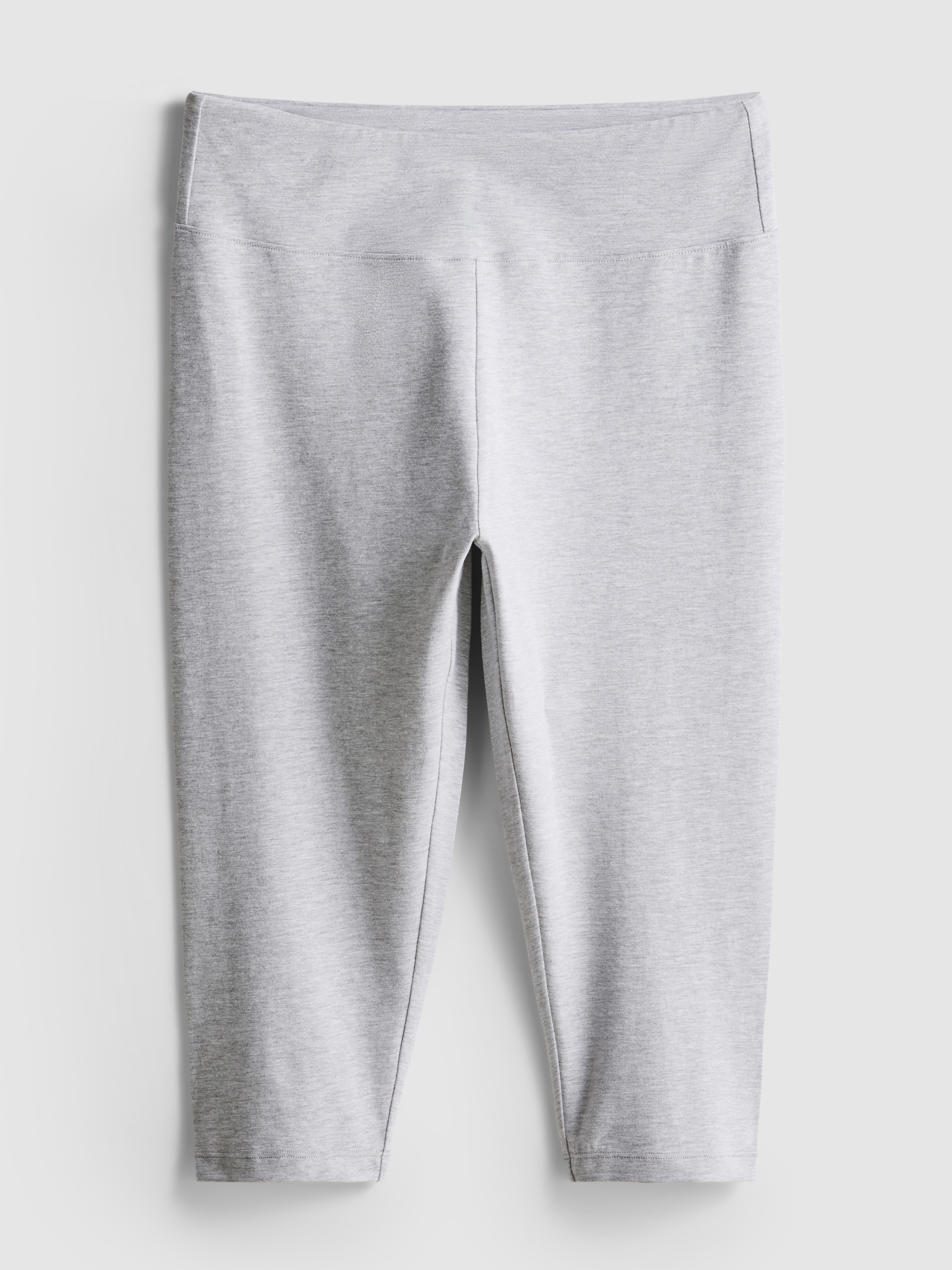Cotton Rich High Waist Capri Leggings