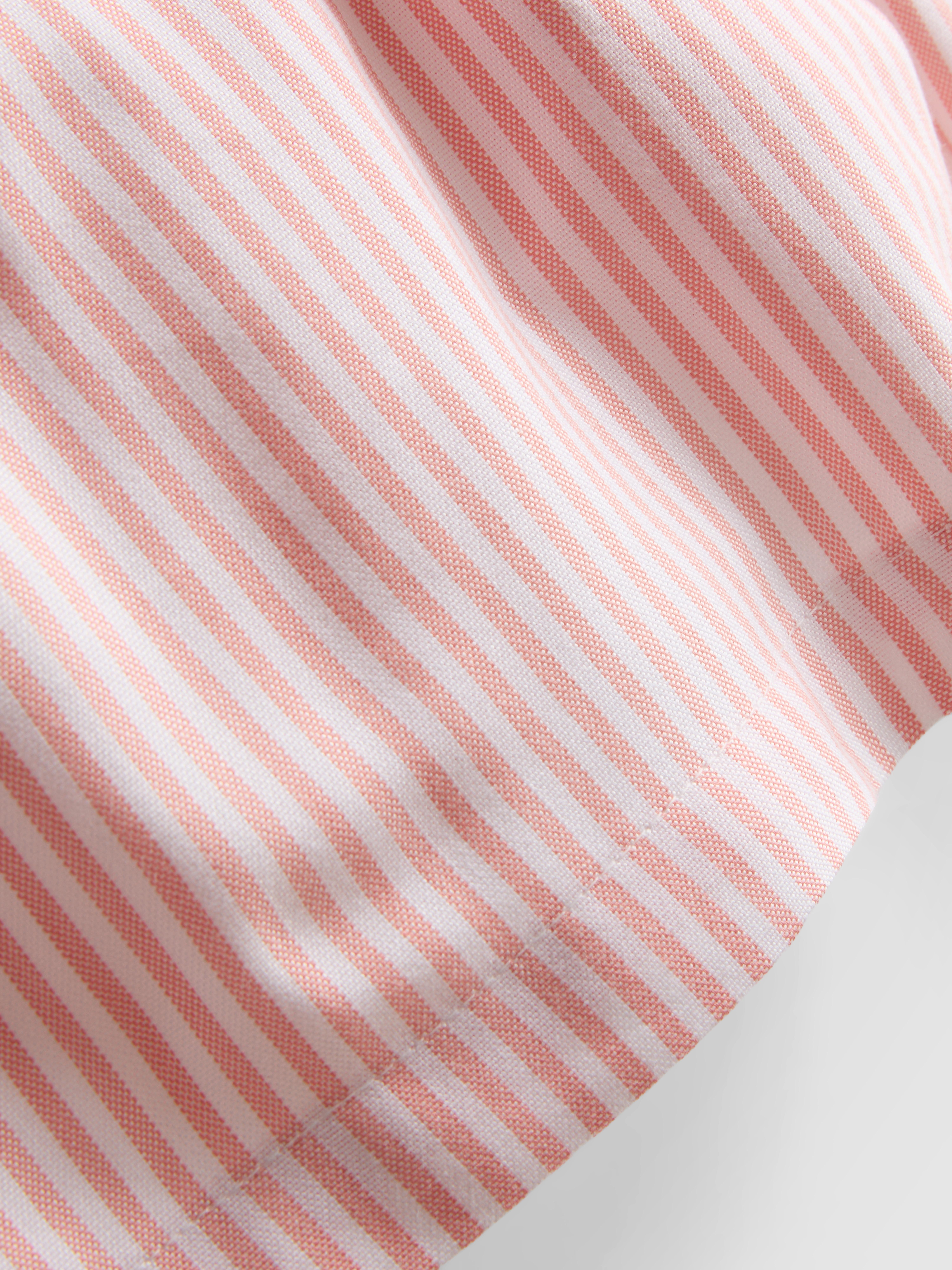 Stripe High Waisted Oxford Shorts