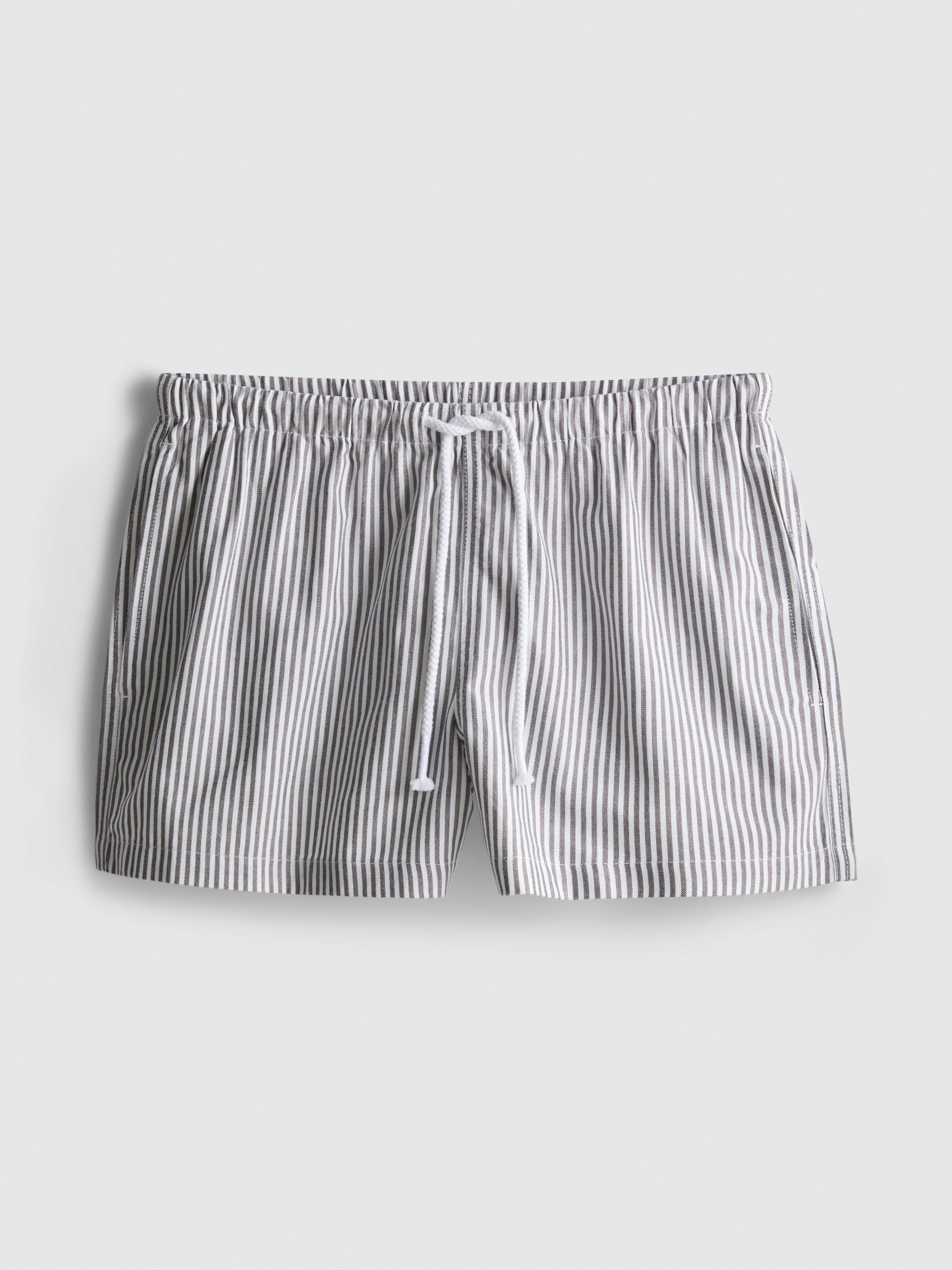 Short Oxford taille haute à rayures