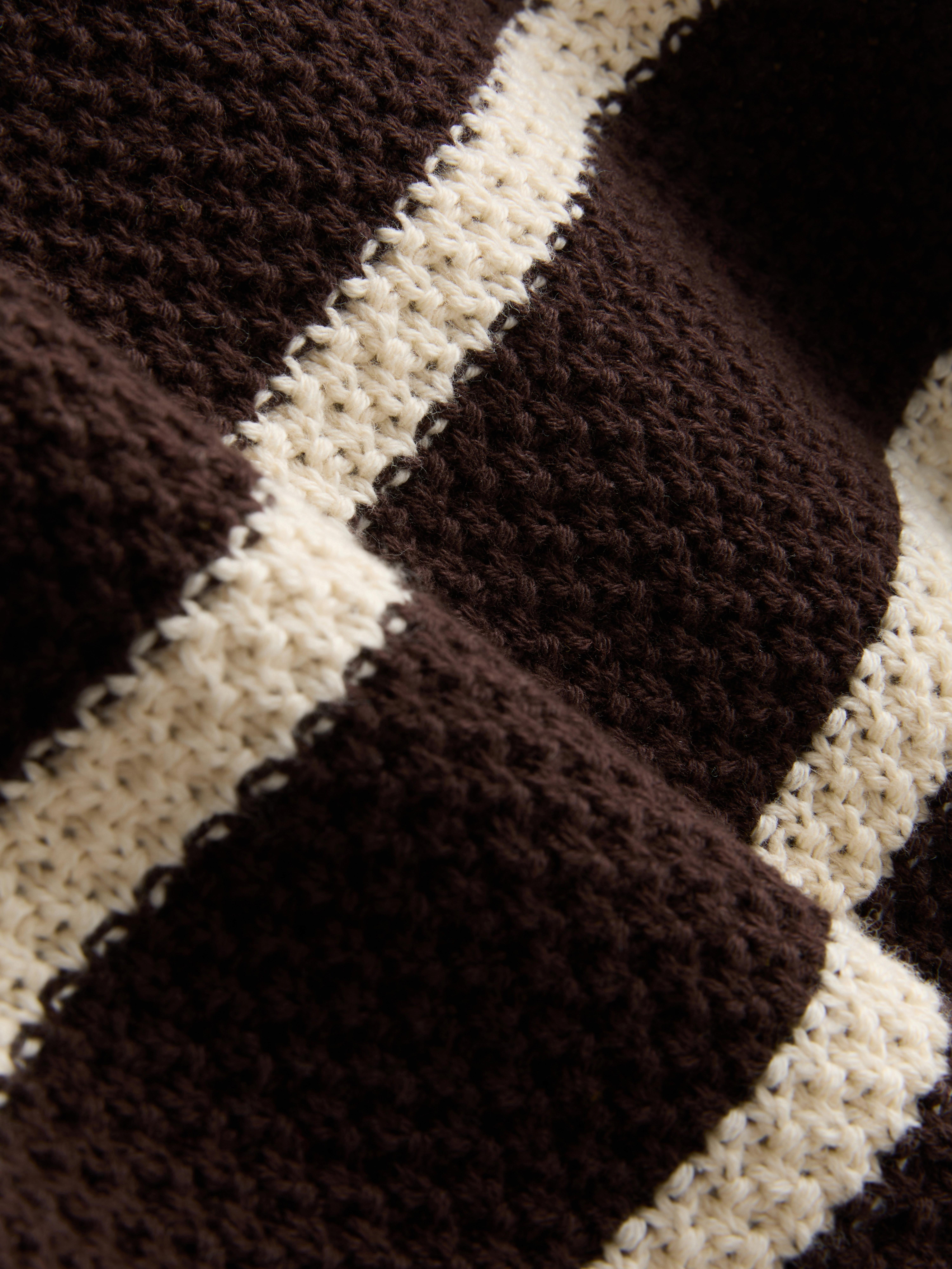 Débardeur en maille de coton à rayures