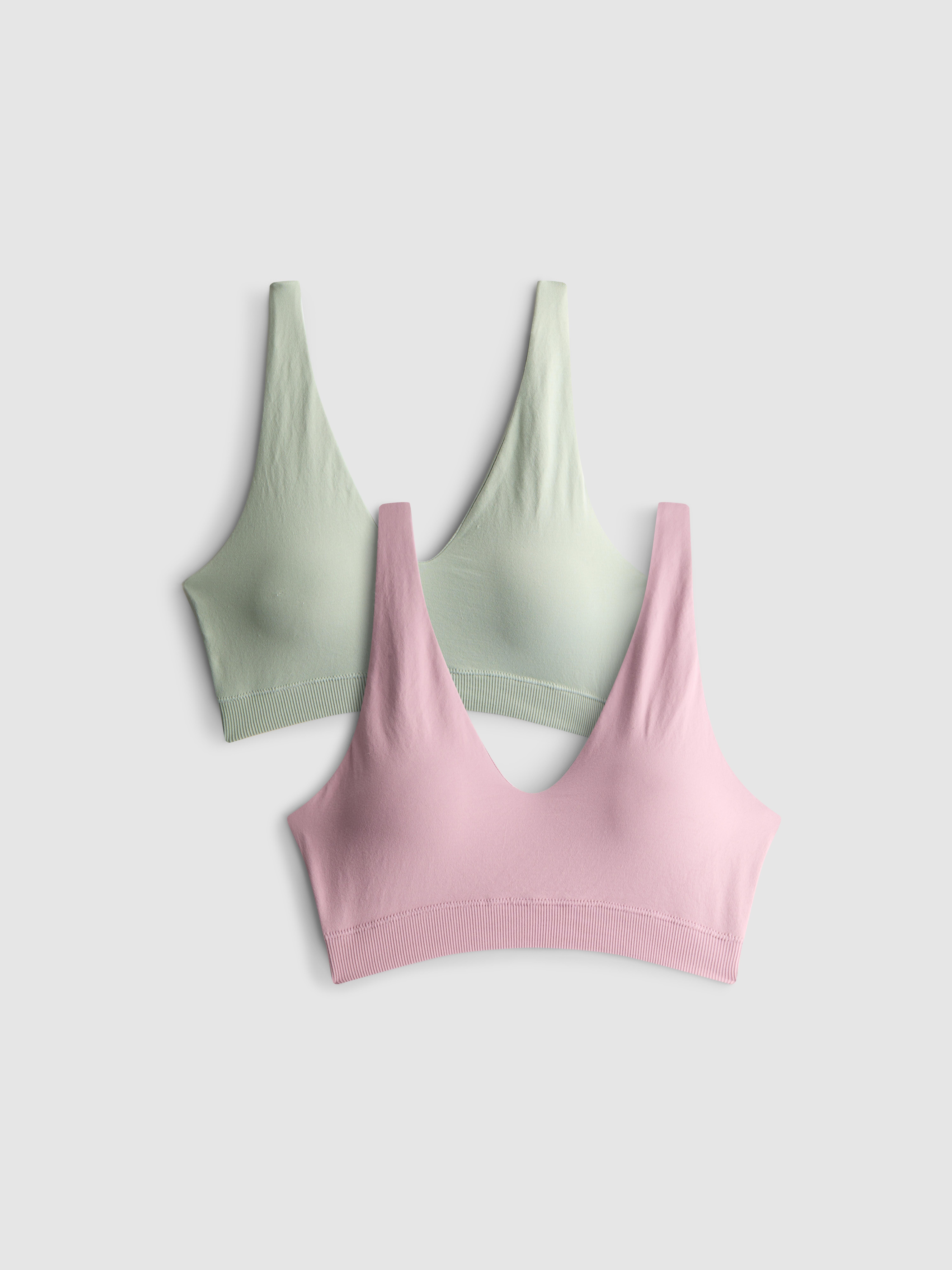 Set de 2 bustiere moi cu decolteu în V