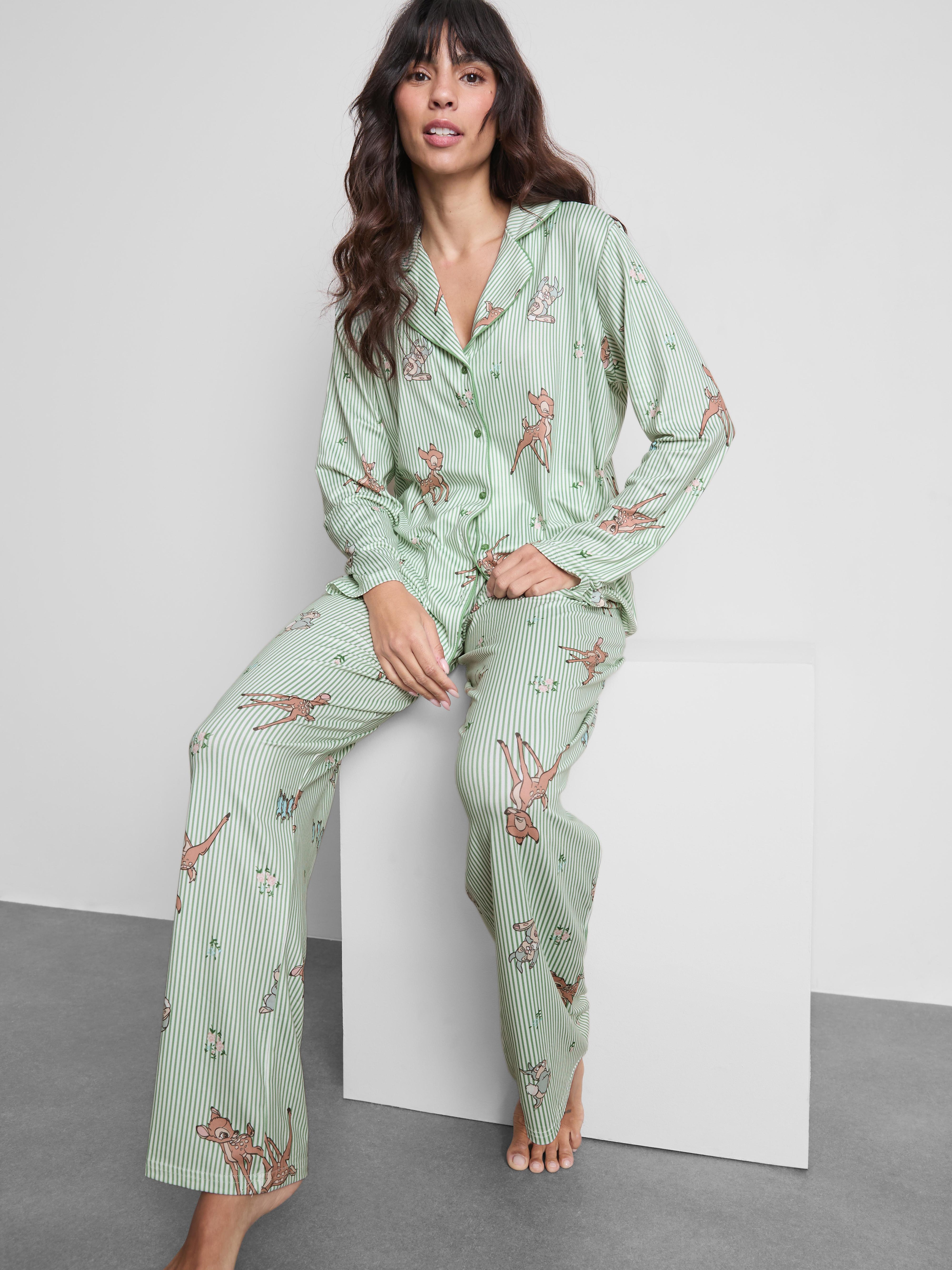 Disney’s Bambi Striped Boyfriend Pajamas