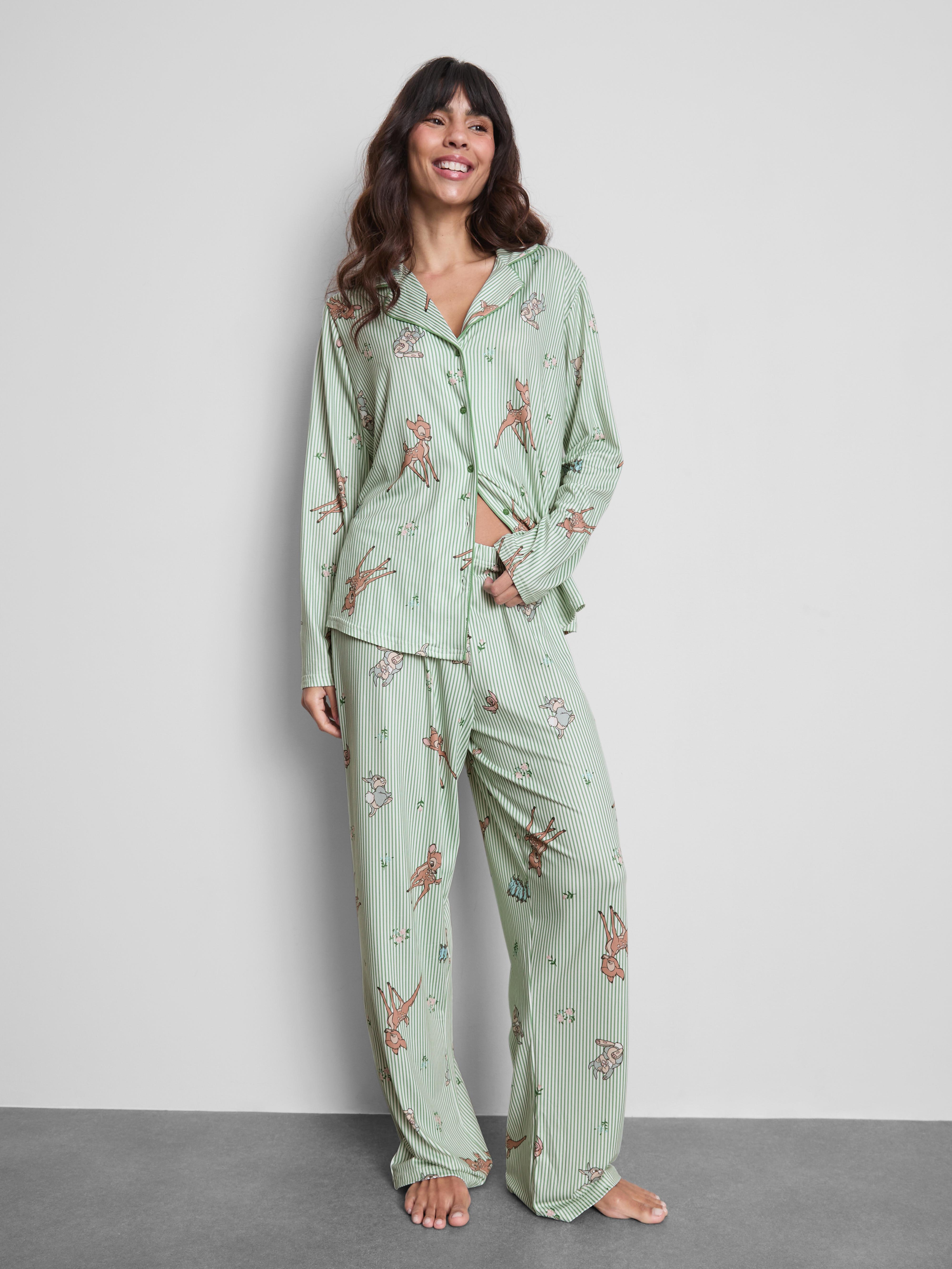Disney’s Bambi Striped Boyfriend Pajamas