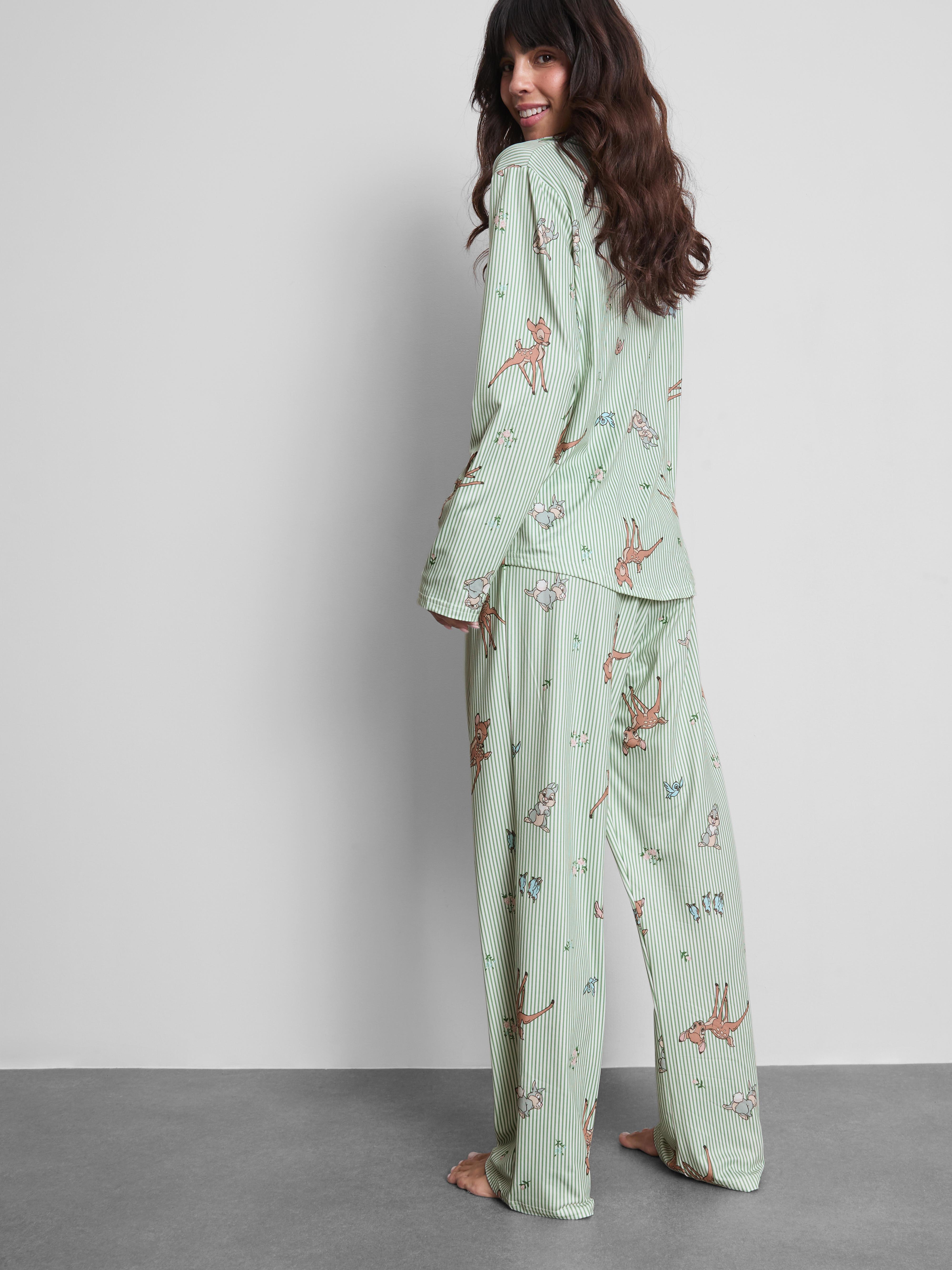Disney’s Bambi Striped Boyfriend Pajamas