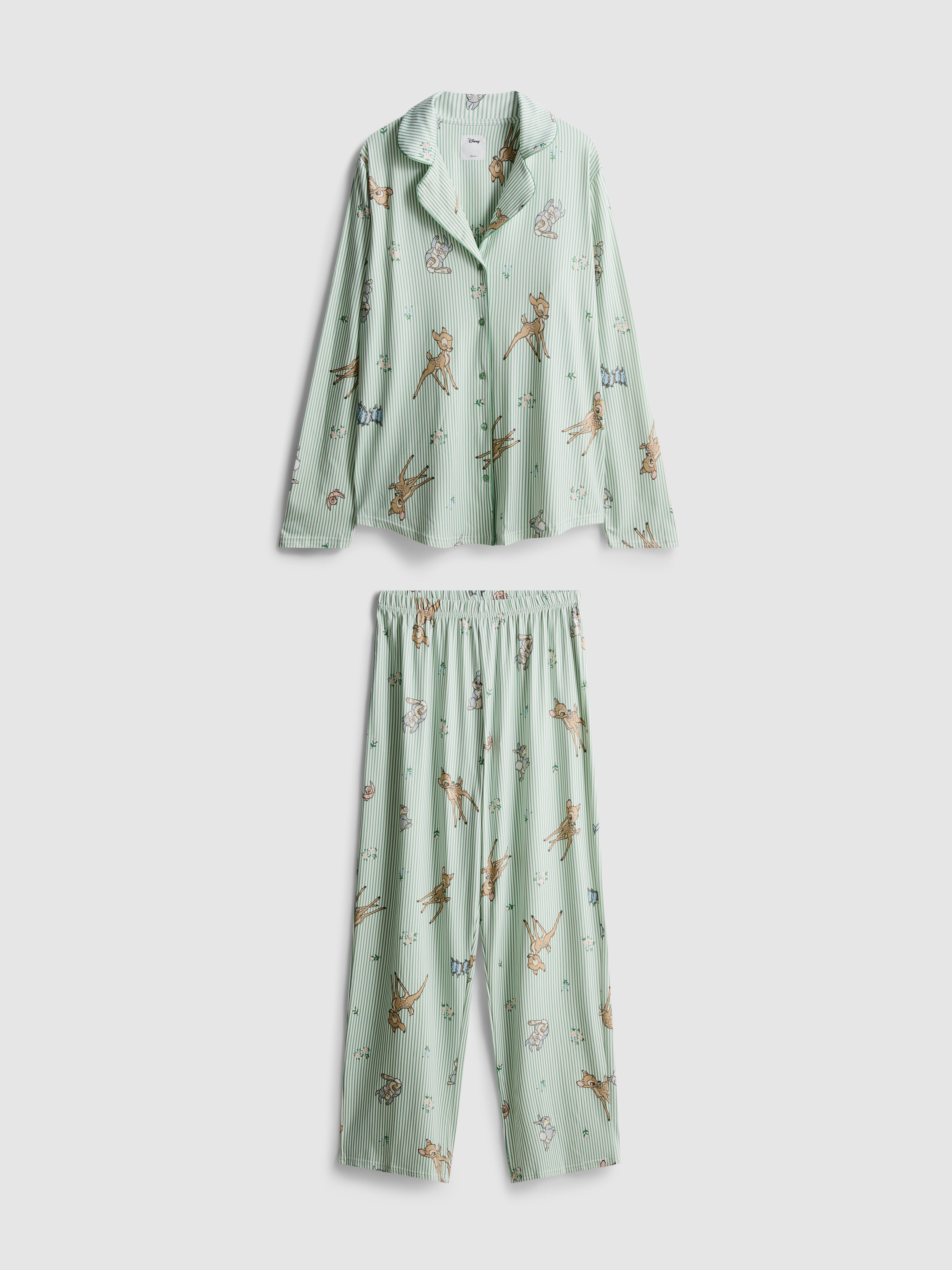Disney’s Bambi Striped Boyfriend Pajamas