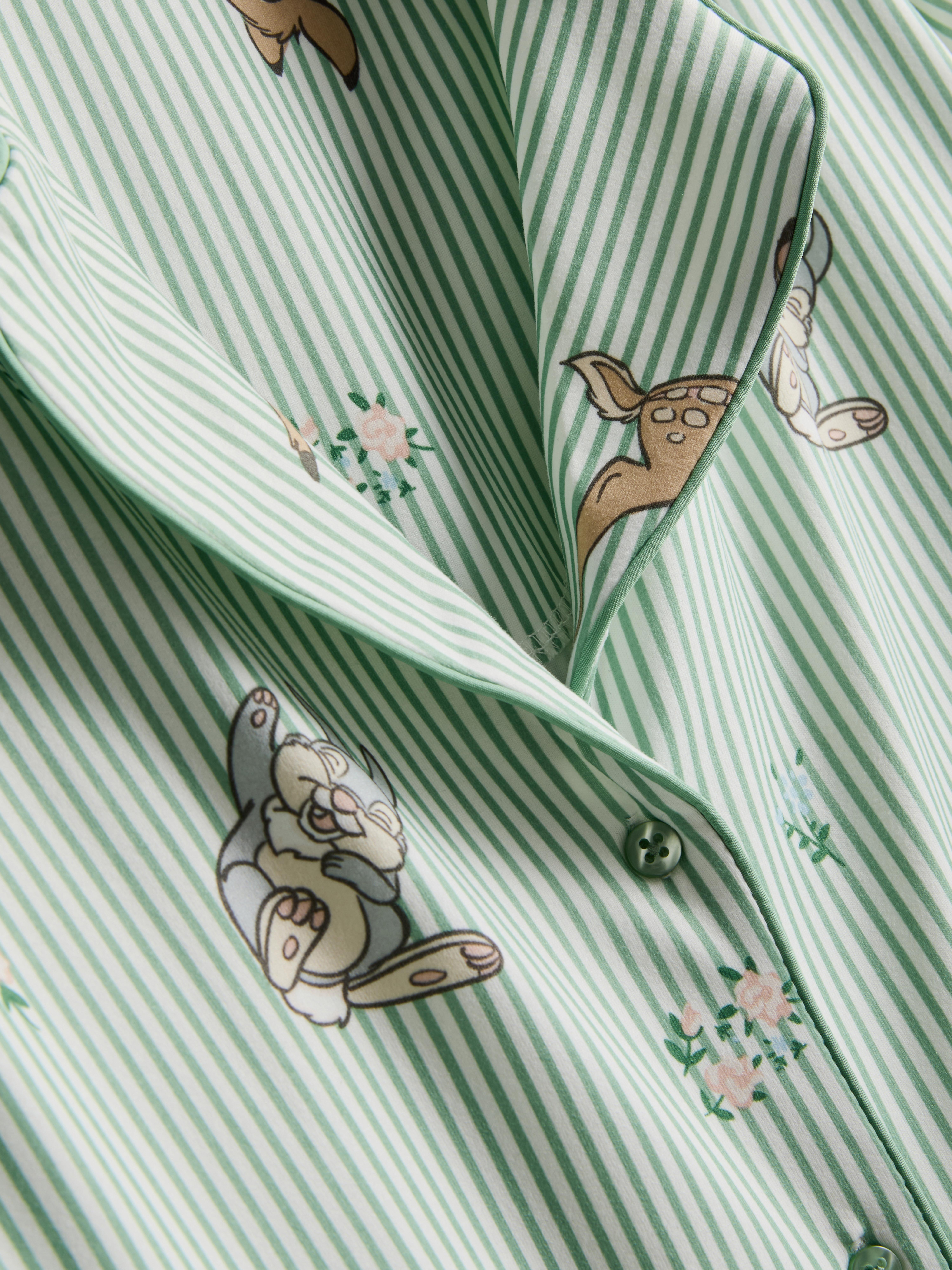 Disney’s Bambi Striped Boyfriend Pajamas