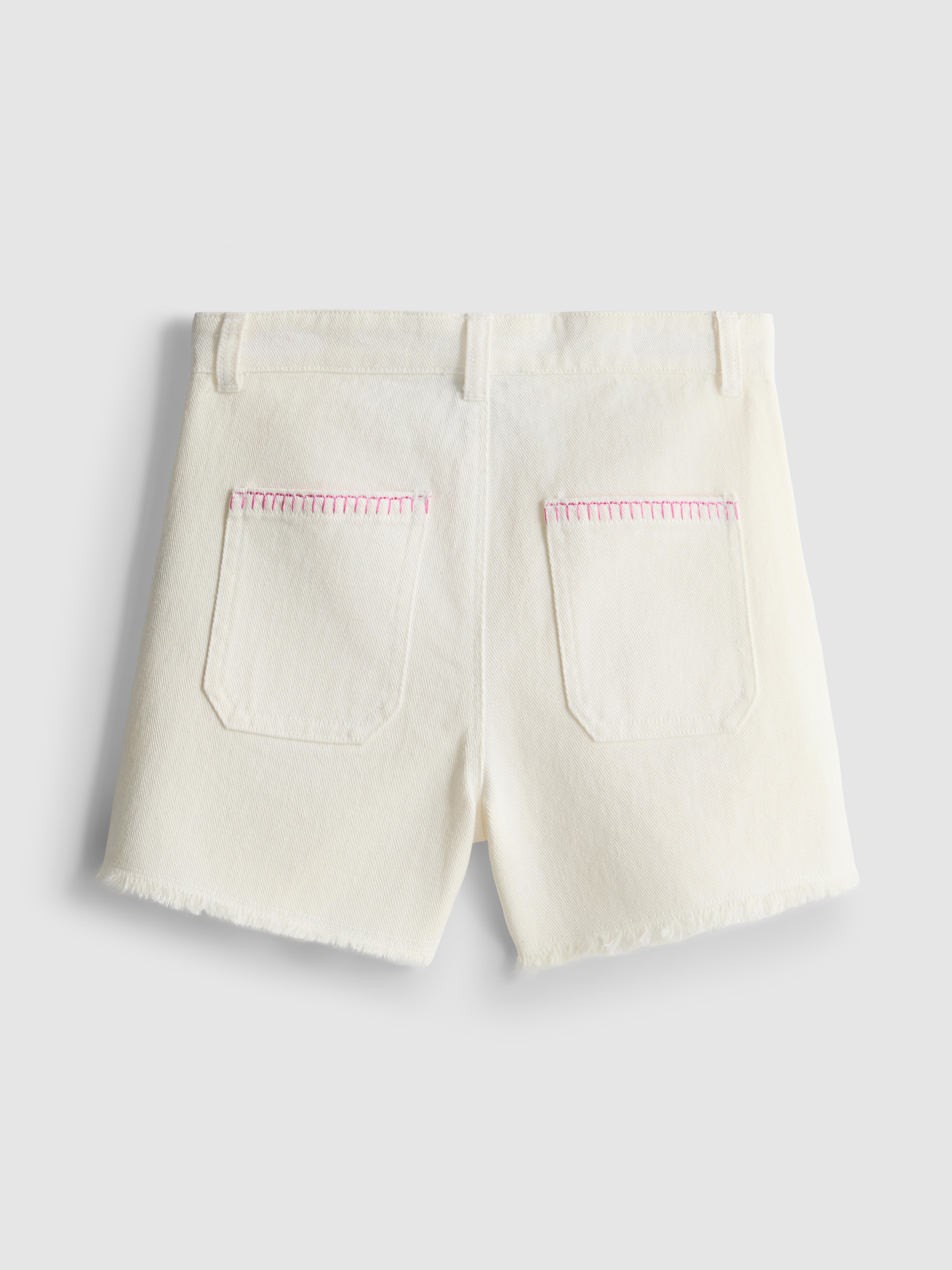 1.5-8yrs | Disney’s Stitch Contrast Stitch Denim Shorts