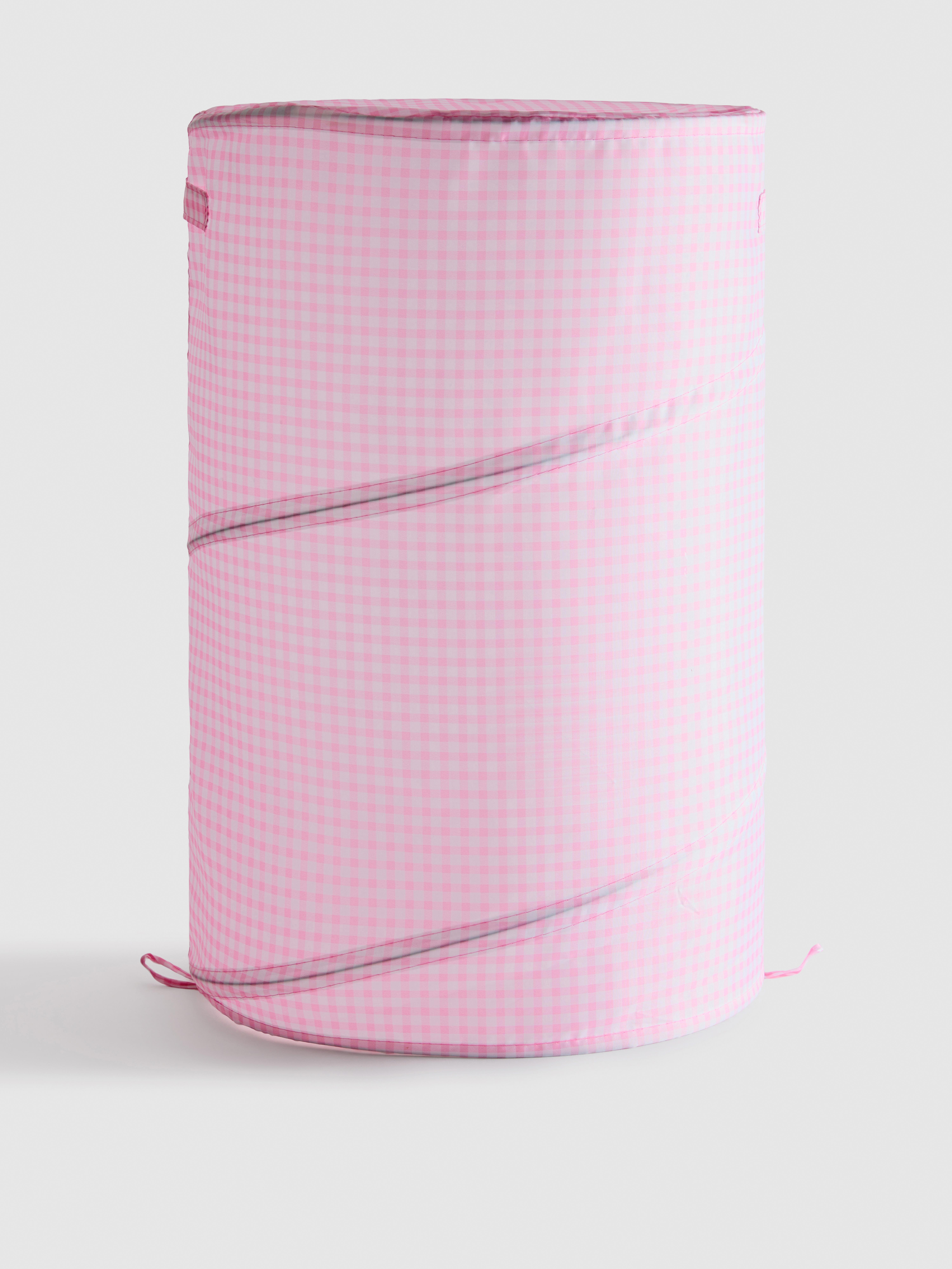 Rozkładany kosz na pranie z nadrukiem