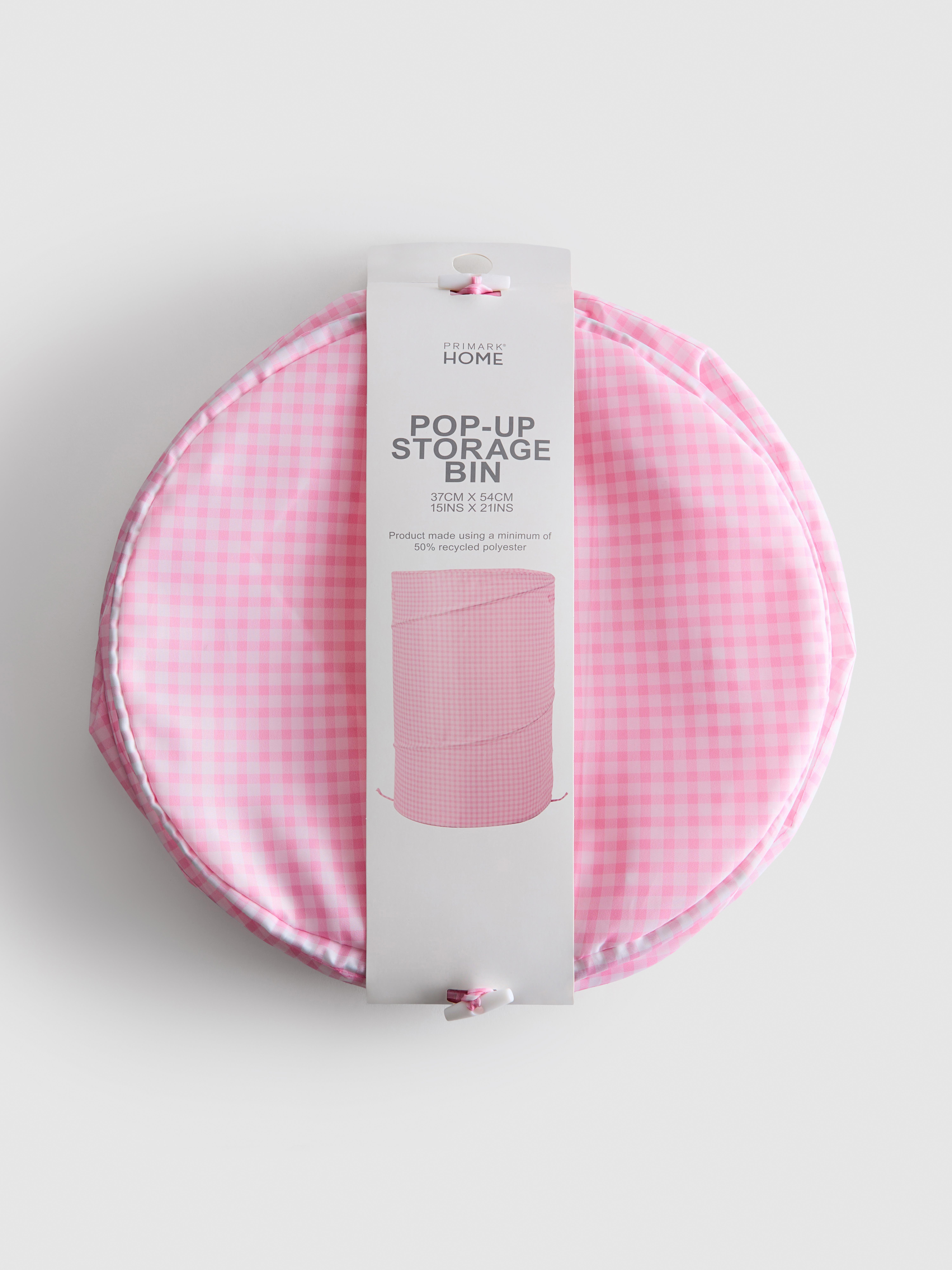 Rozkładany kosz na pranie z nadrukiem