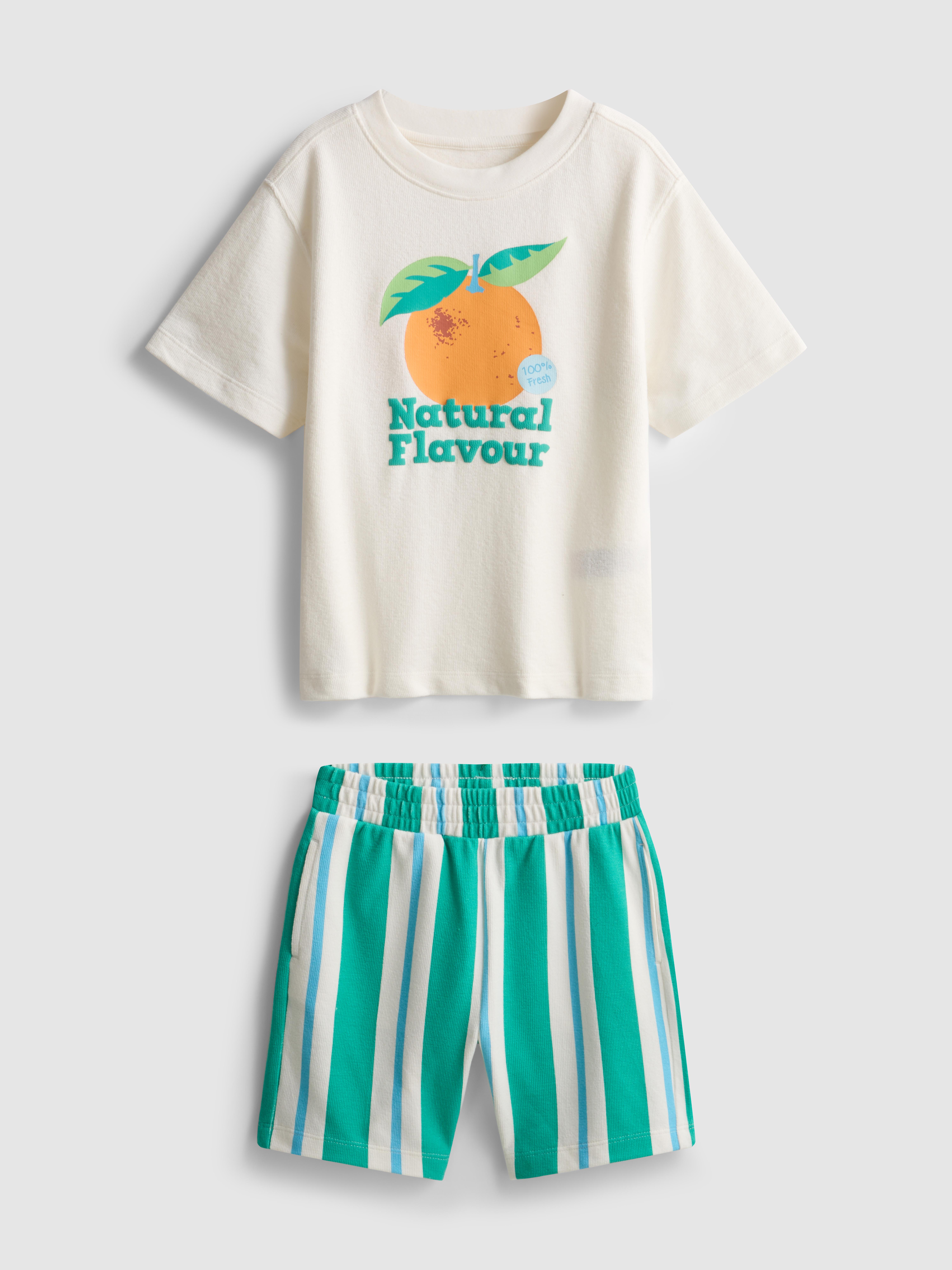 1,5-8 anni | Maglietta e pantaloncini con grafica