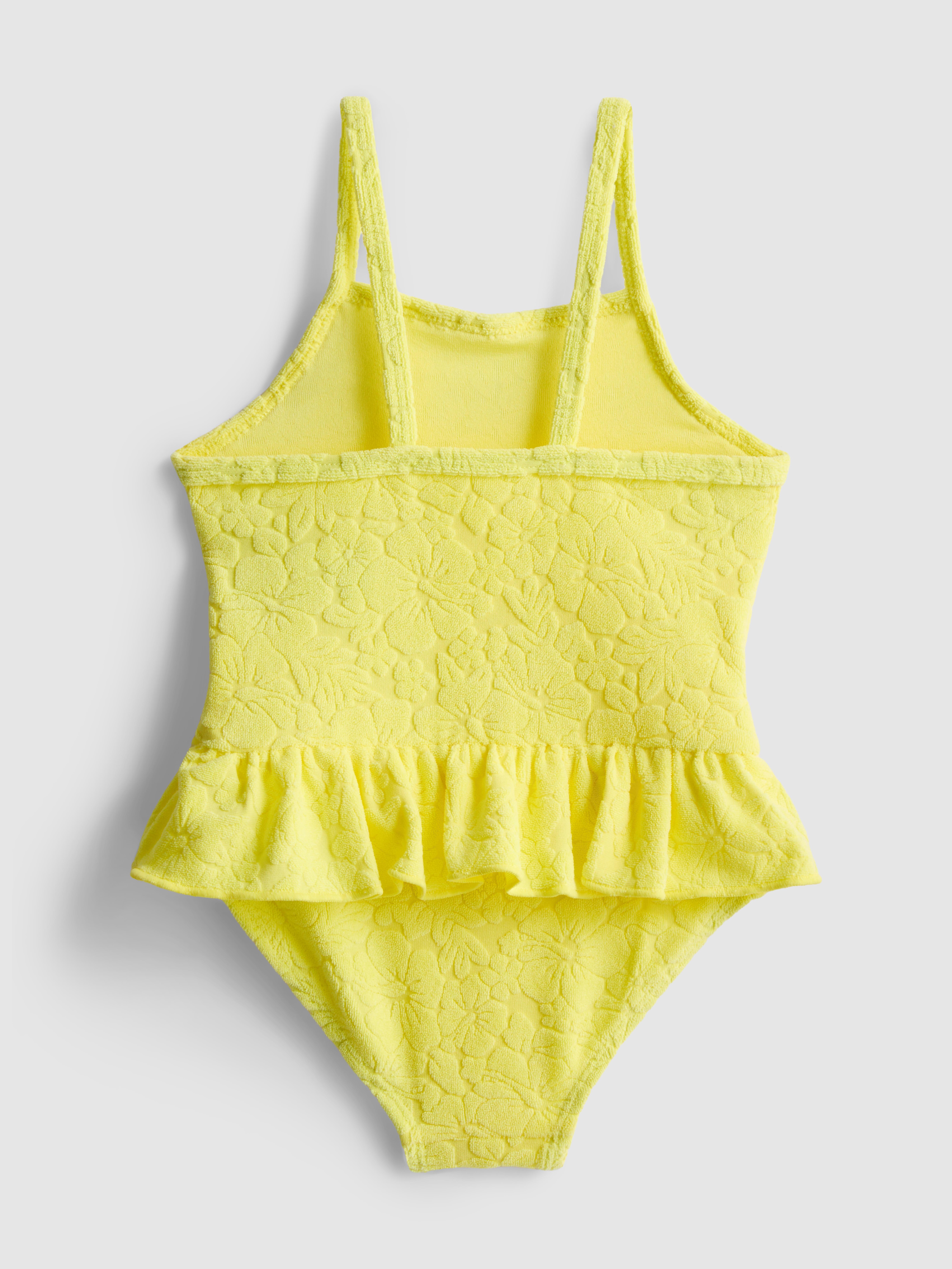 0-36mths | Textured Ruffle Swimsuit