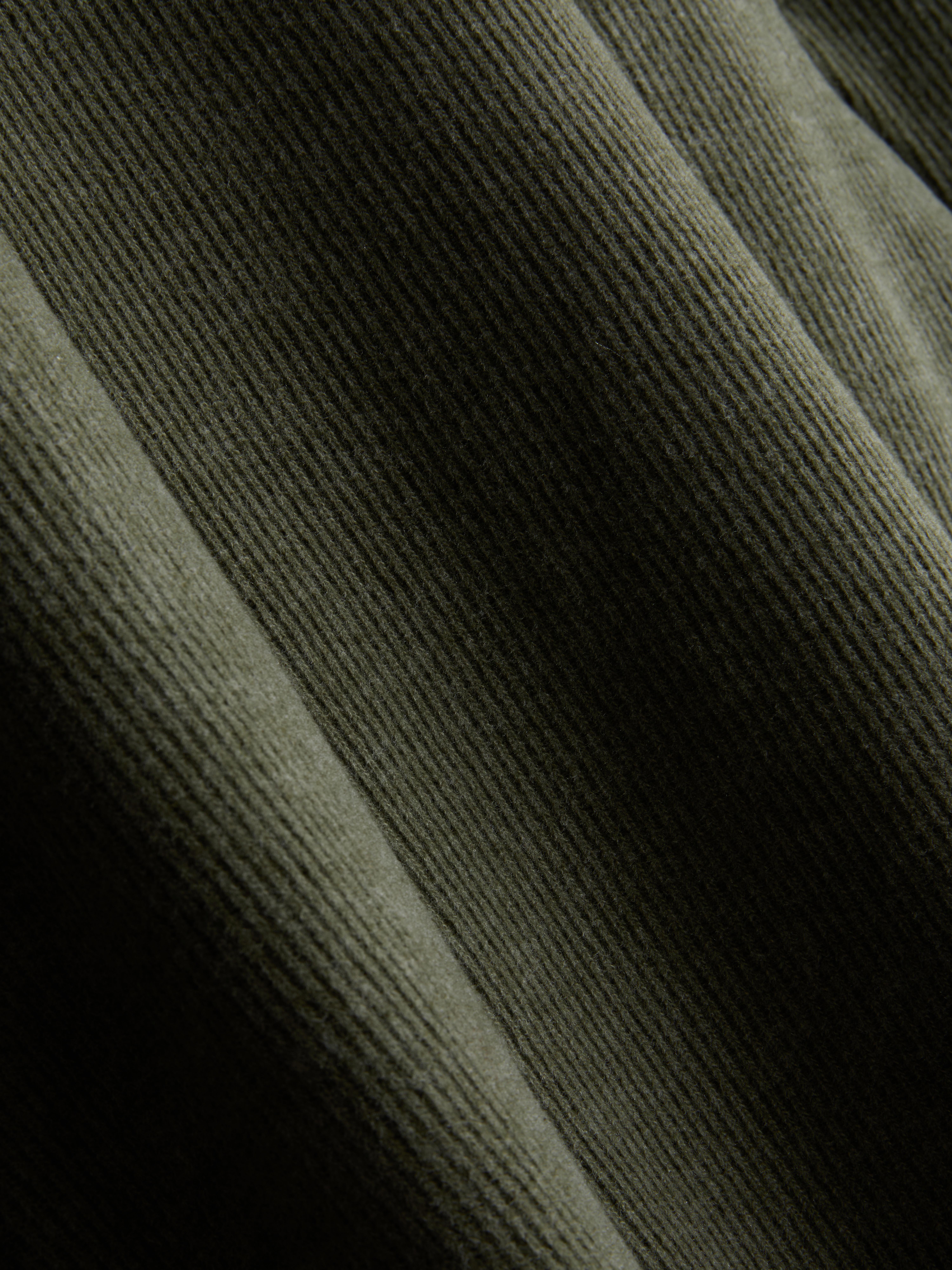 Women's Olive Mini Balloon-Sleeve Sweater Dress