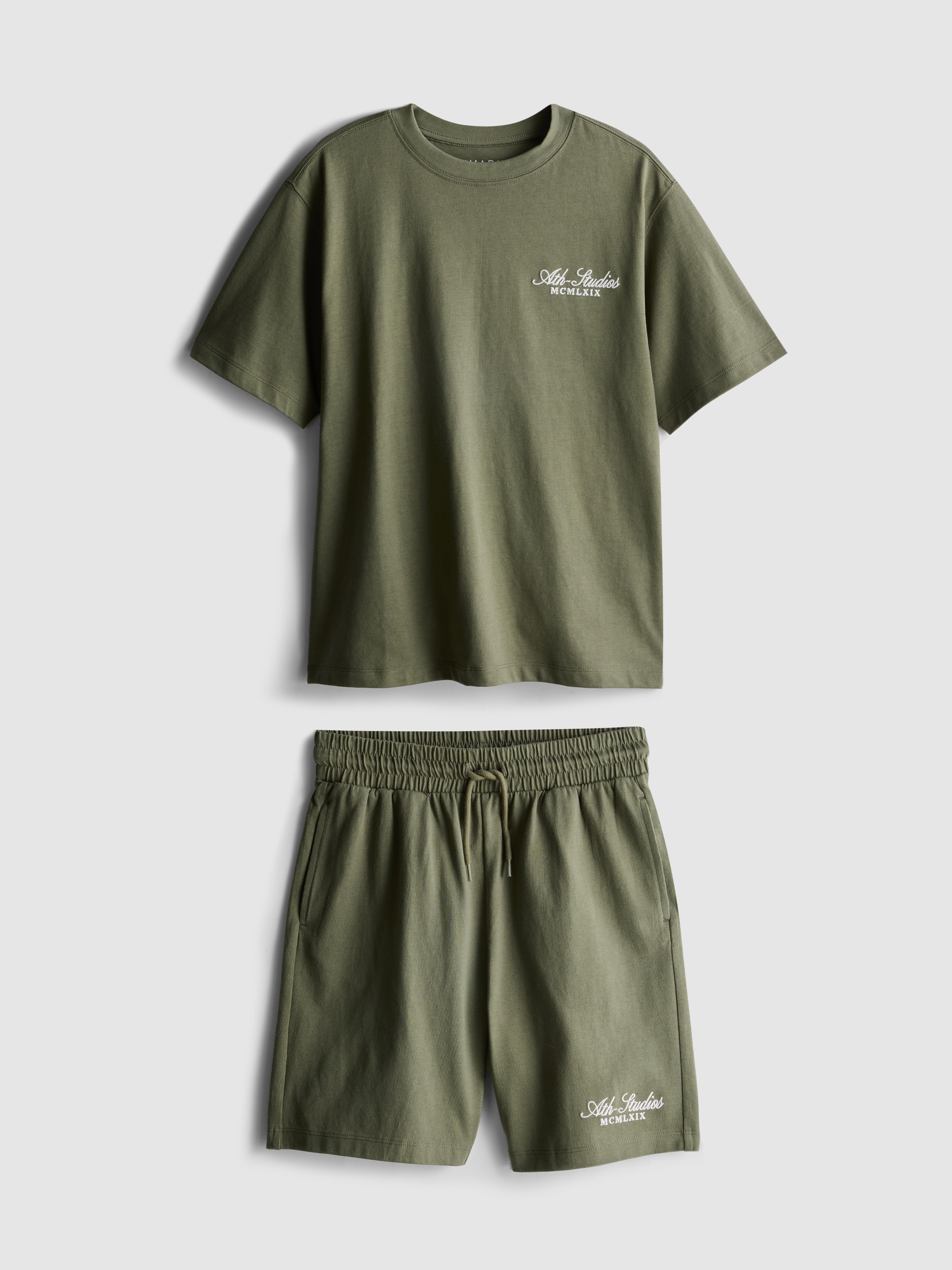 7-15yrs | Embroidered T-Shirt and Shorts Set