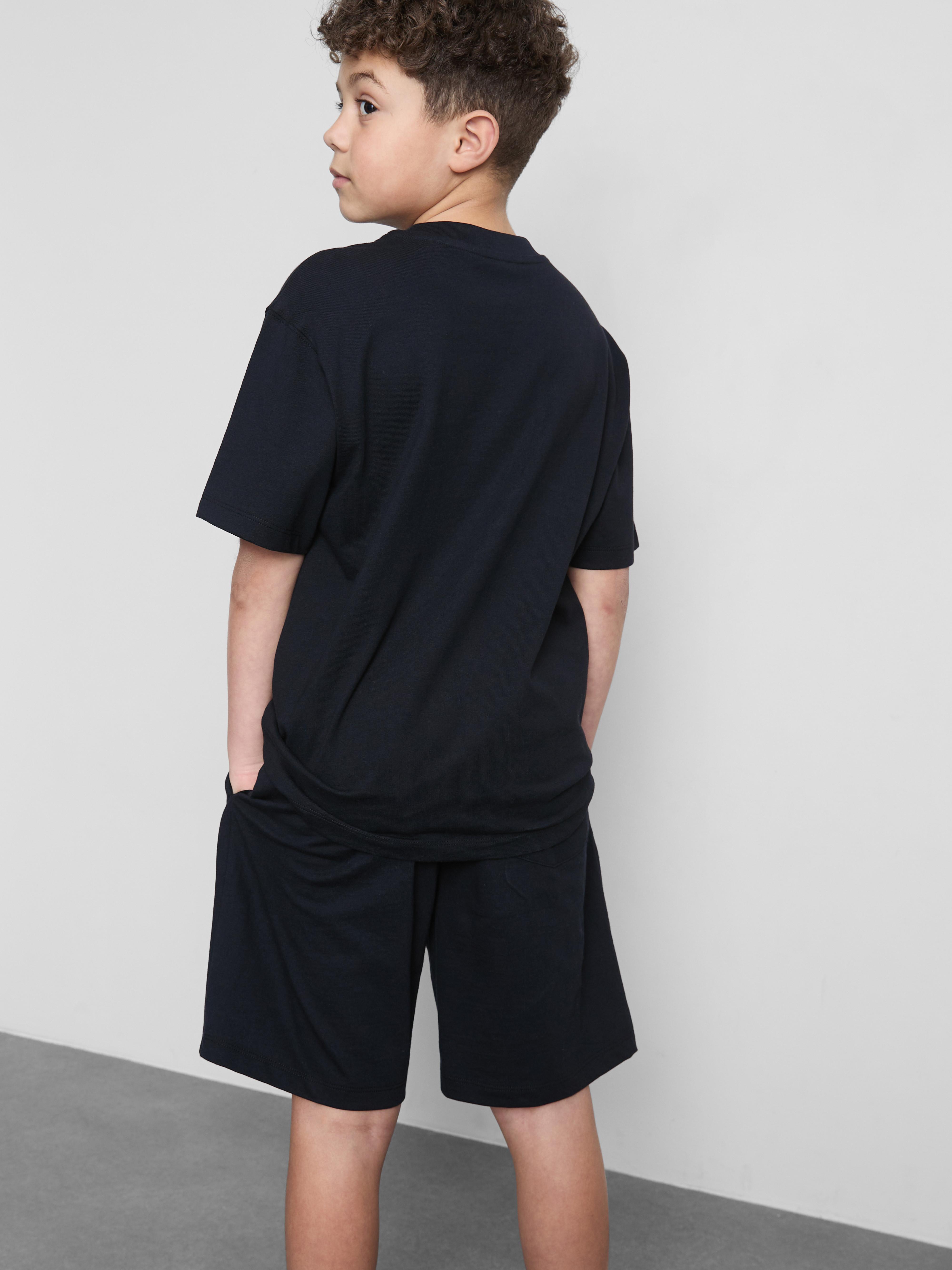 7-15yrs | Embroidered T-Shirt and Shorts Set