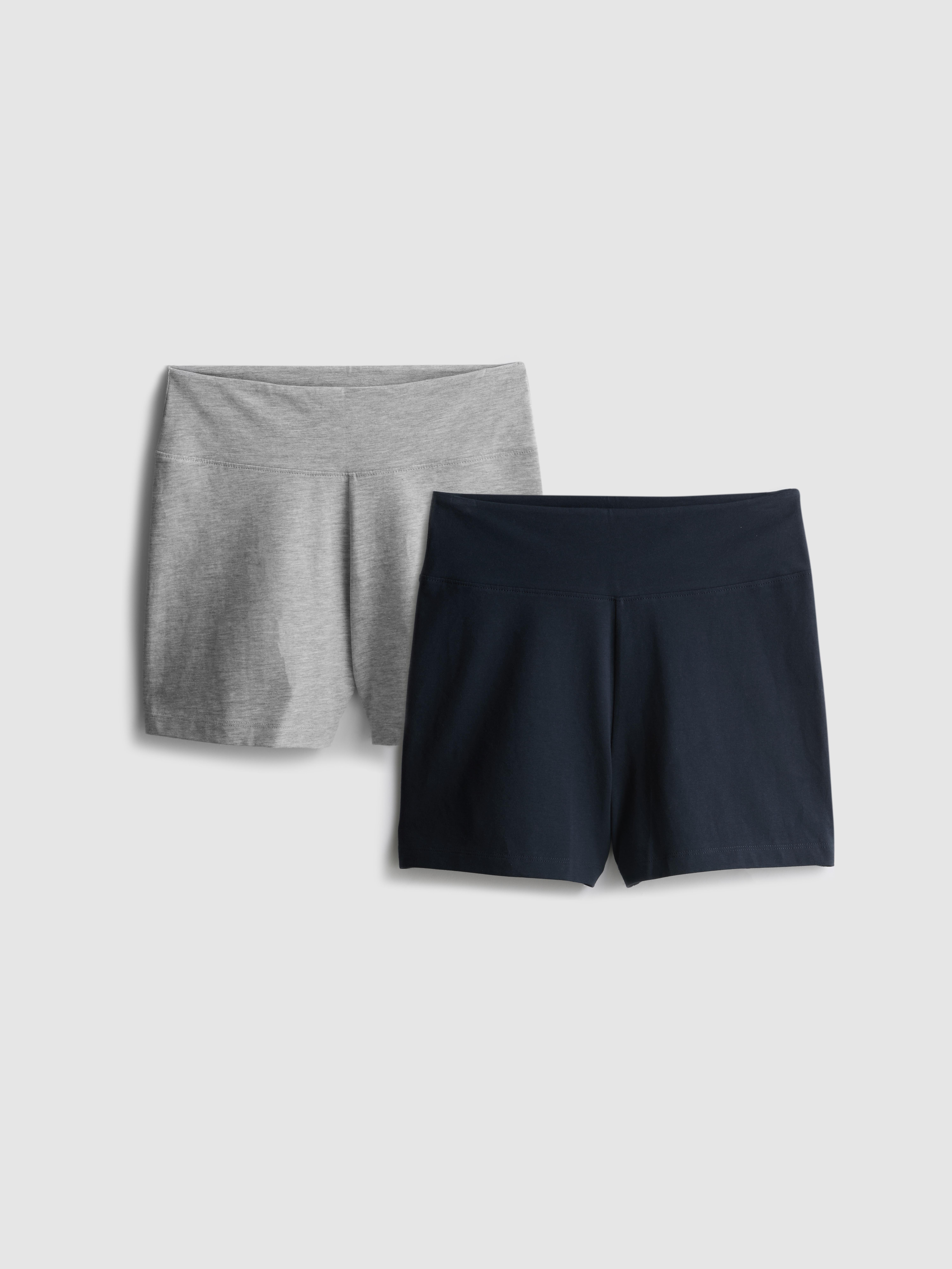 2pk Cotton Rich Cycling Shorts