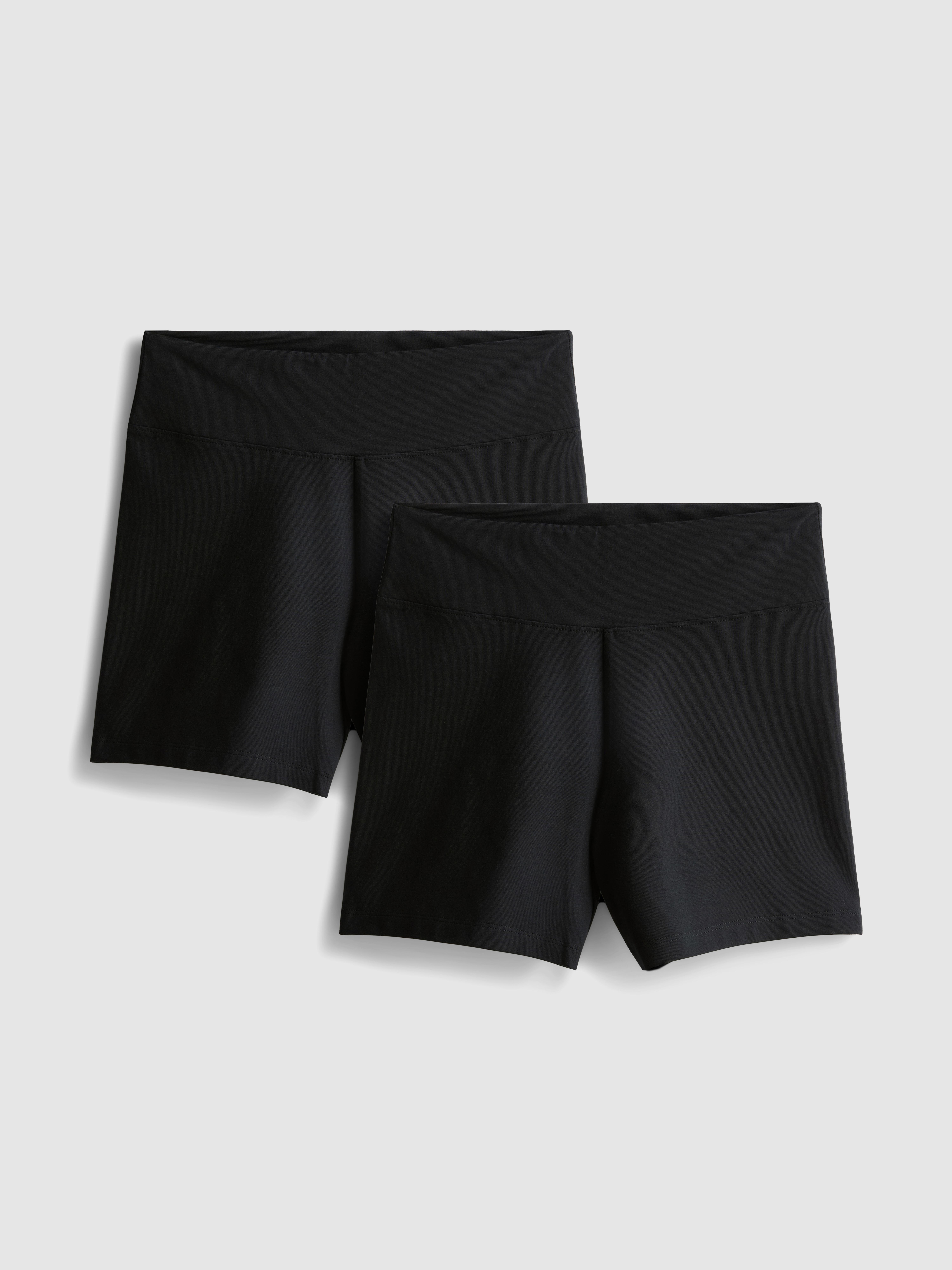 2pk Cotton Rich Cycling Shorts