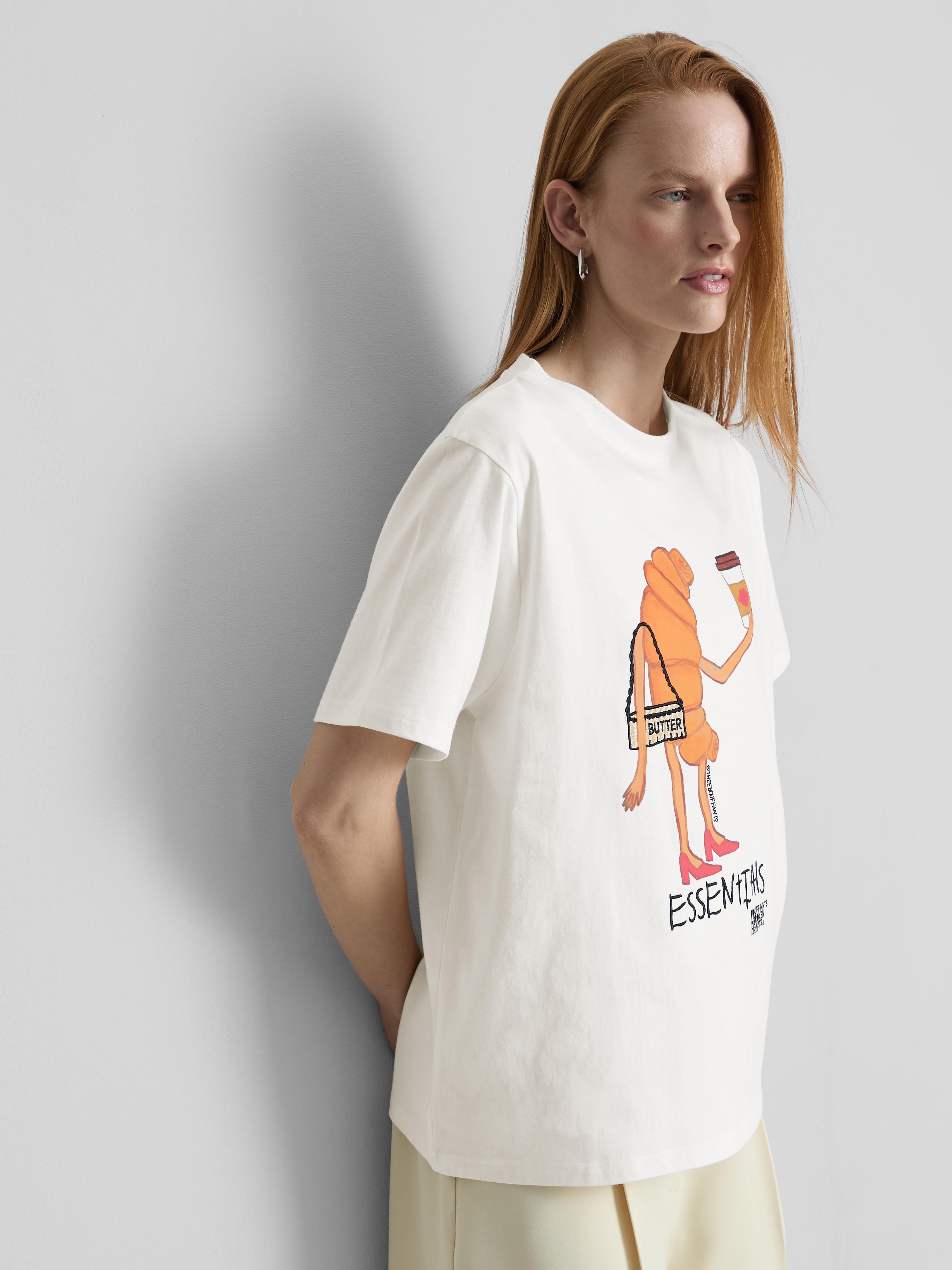 Camiseta de algodón de Bouffants and Broken Hearts