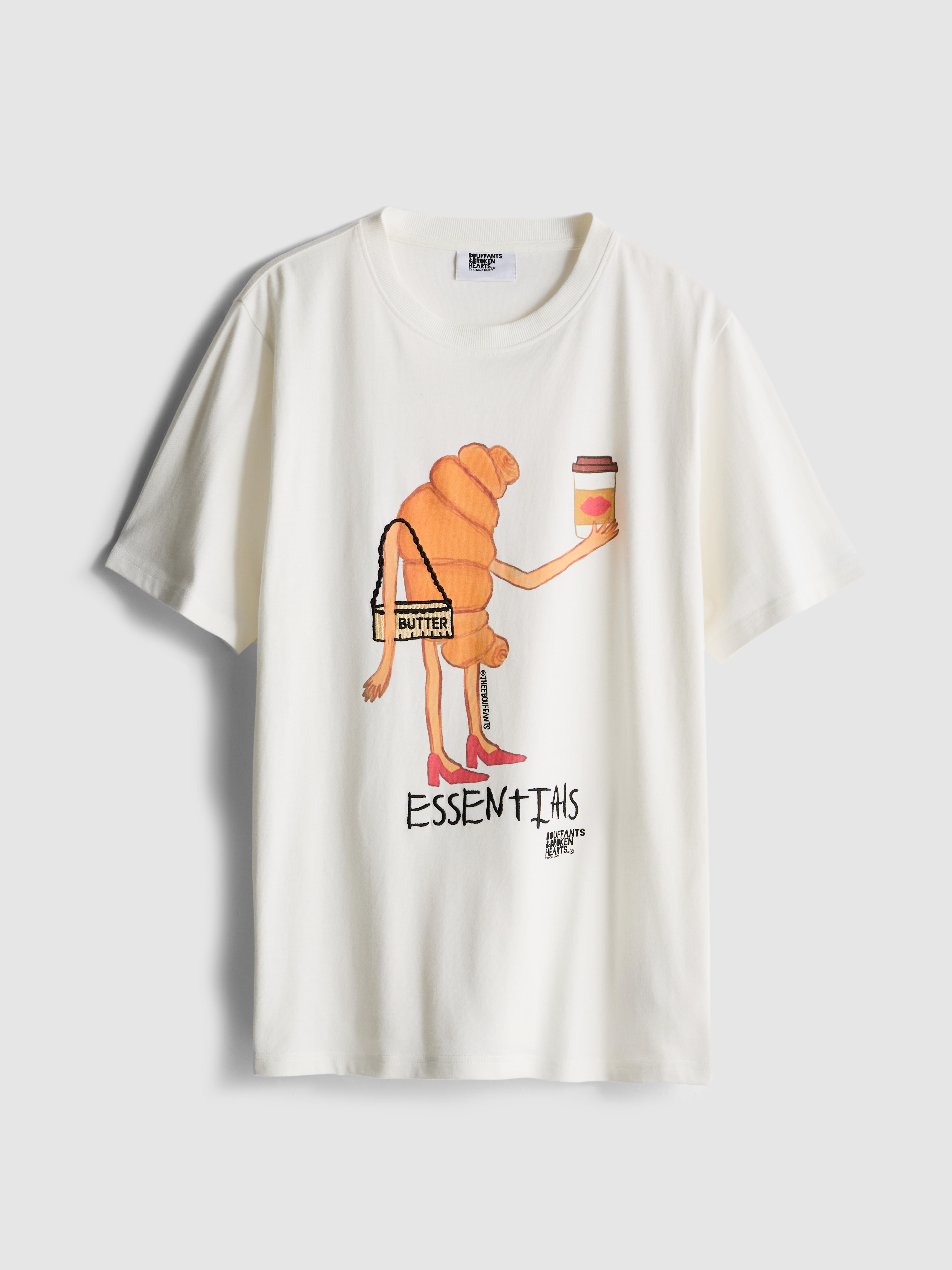 Camiseta de algodón de Bouffants and Broken Hearts