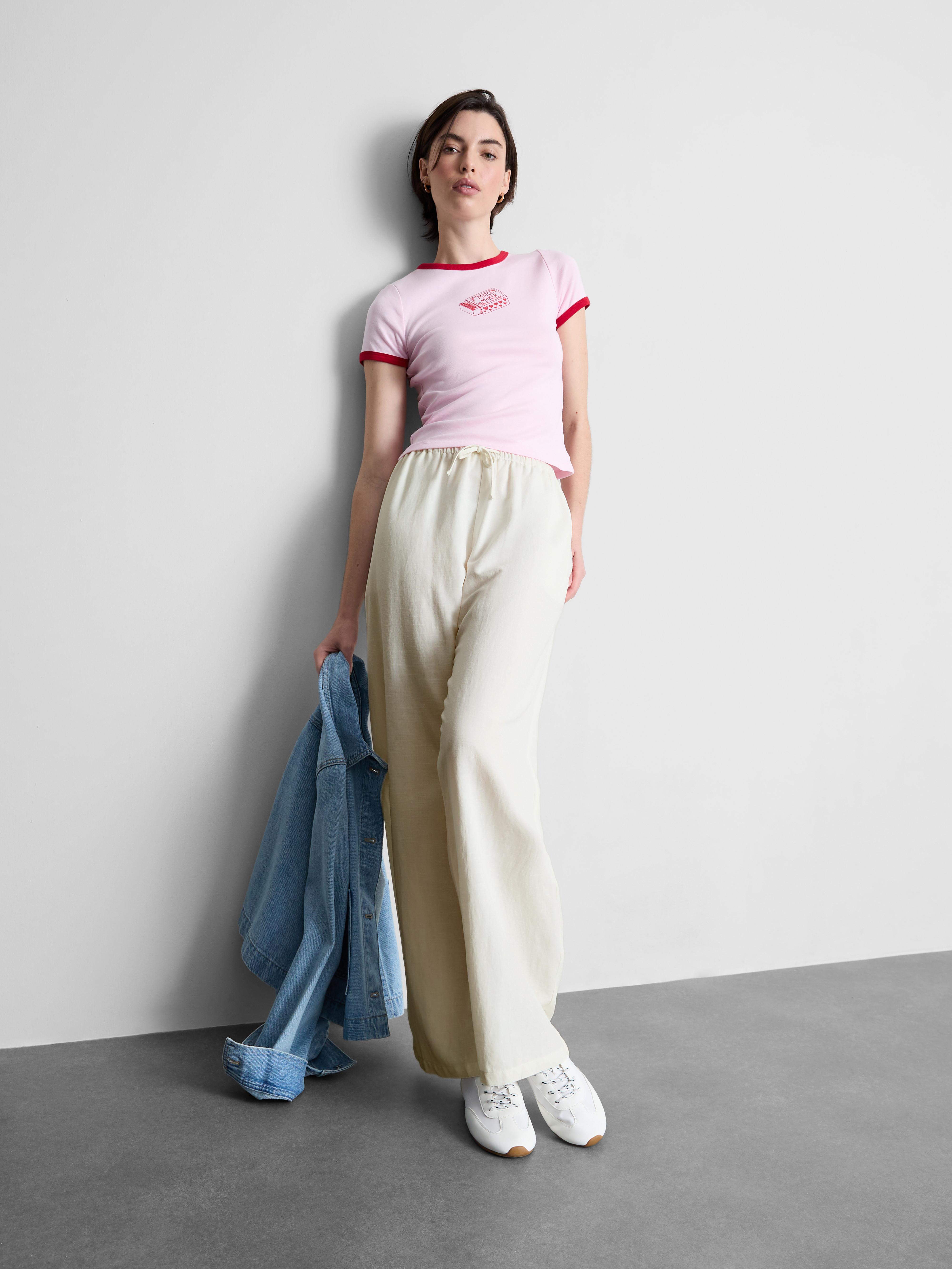 Marlene-Hose aus Baumwollmischung
