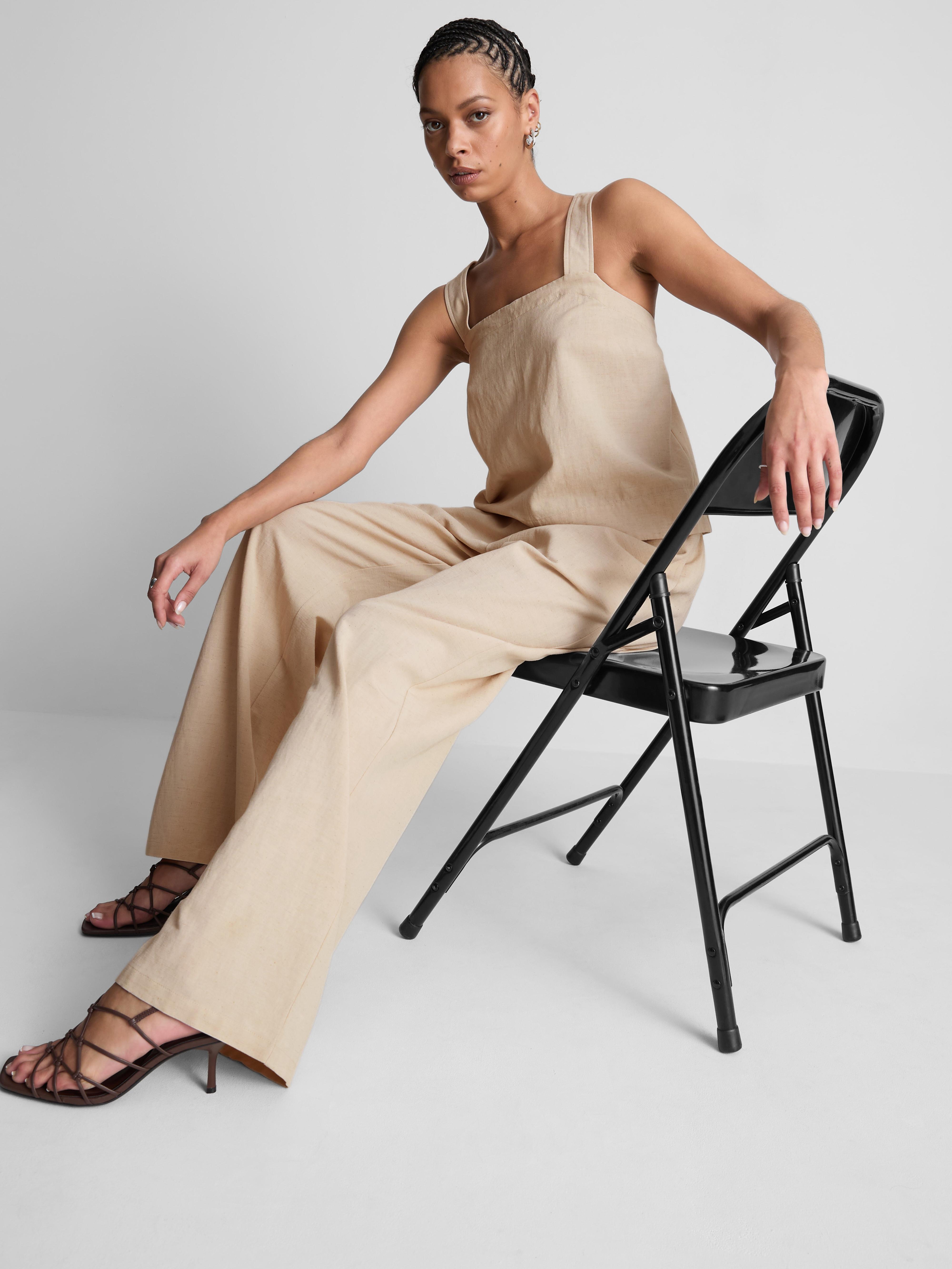 Marlene-Hose aus Baumwollmischung