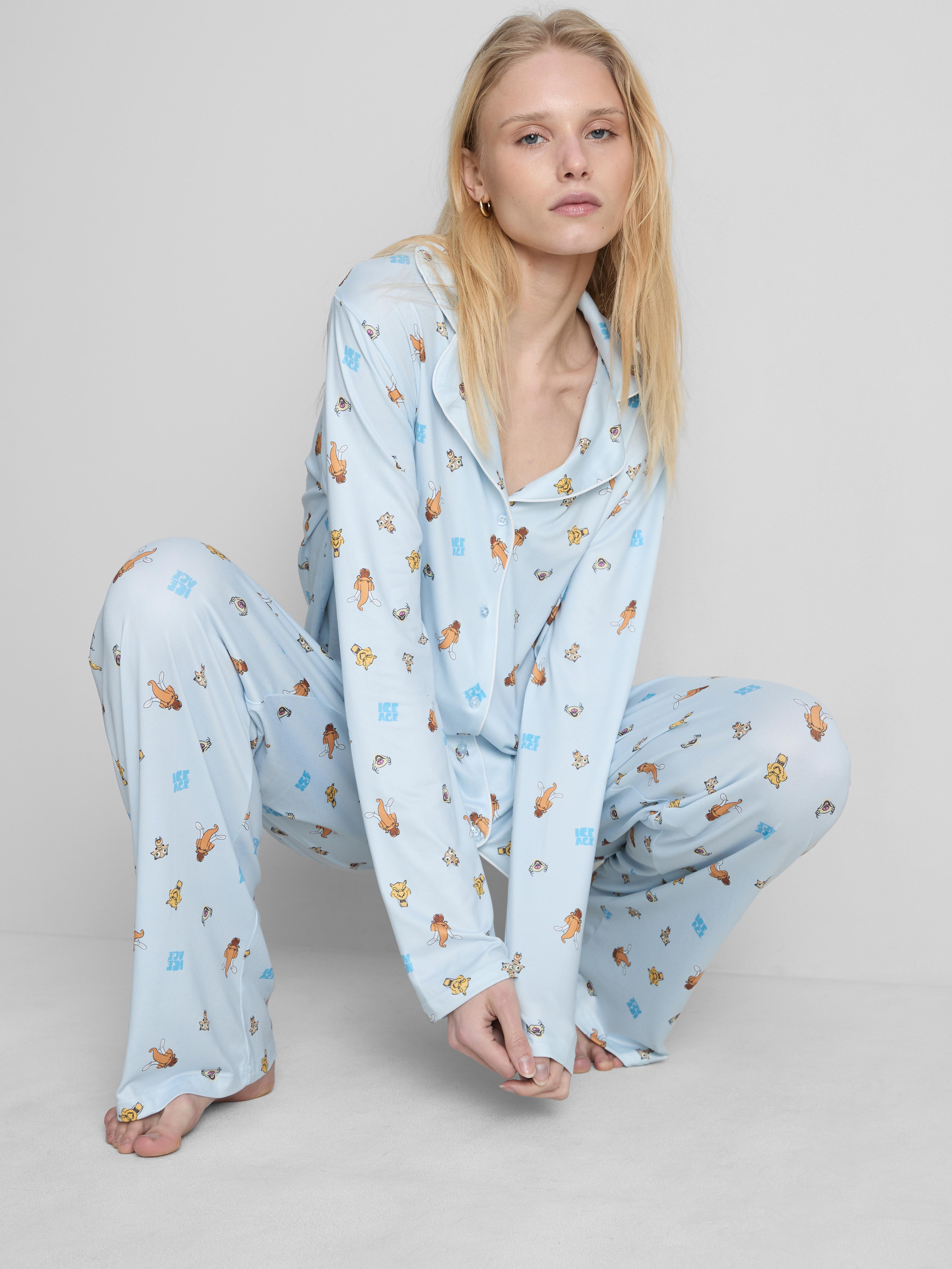 Ice Age Graphic Boyfriend Pajamas