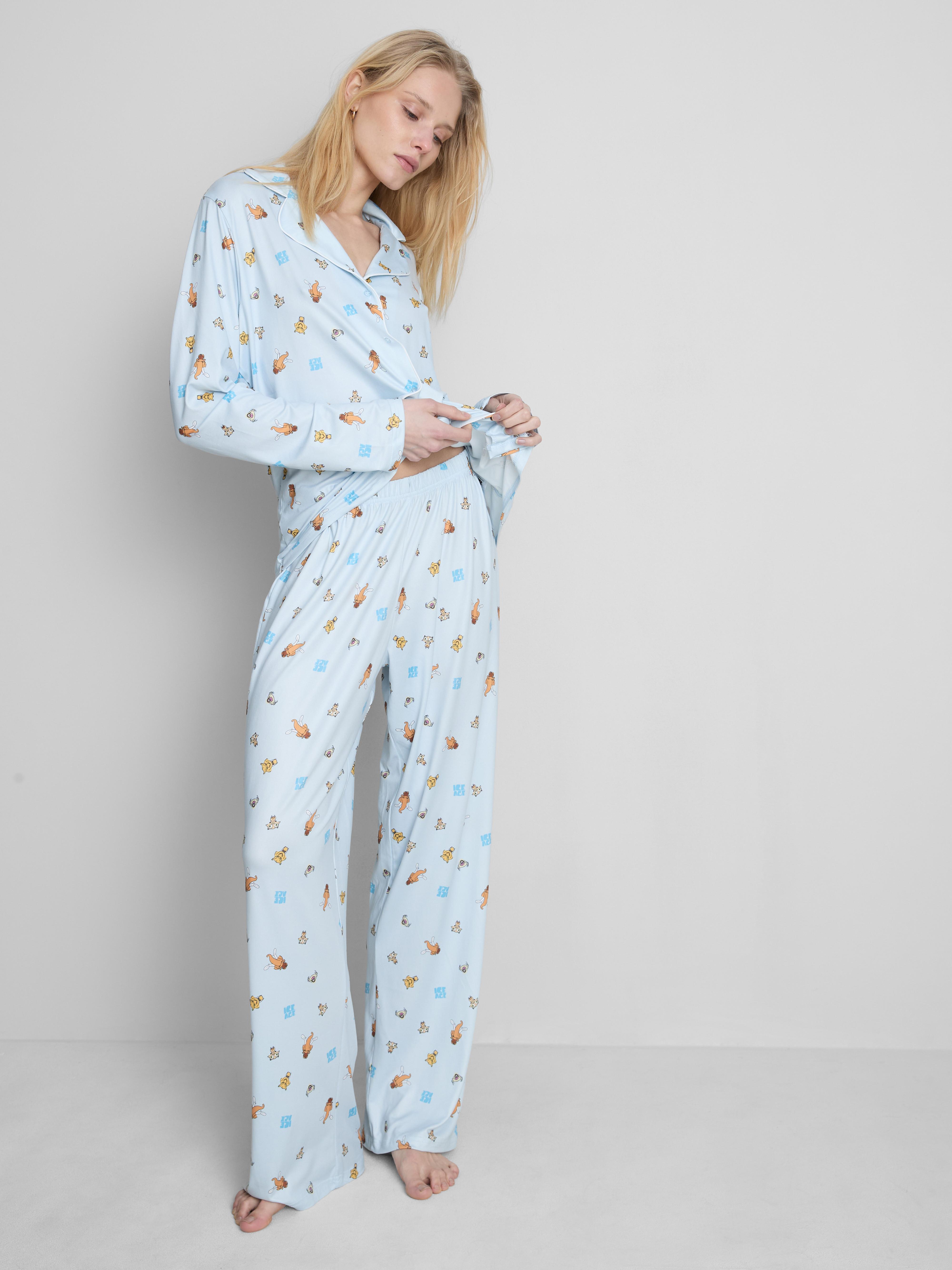 Ice Age Graphic Boyfriend Pajamas