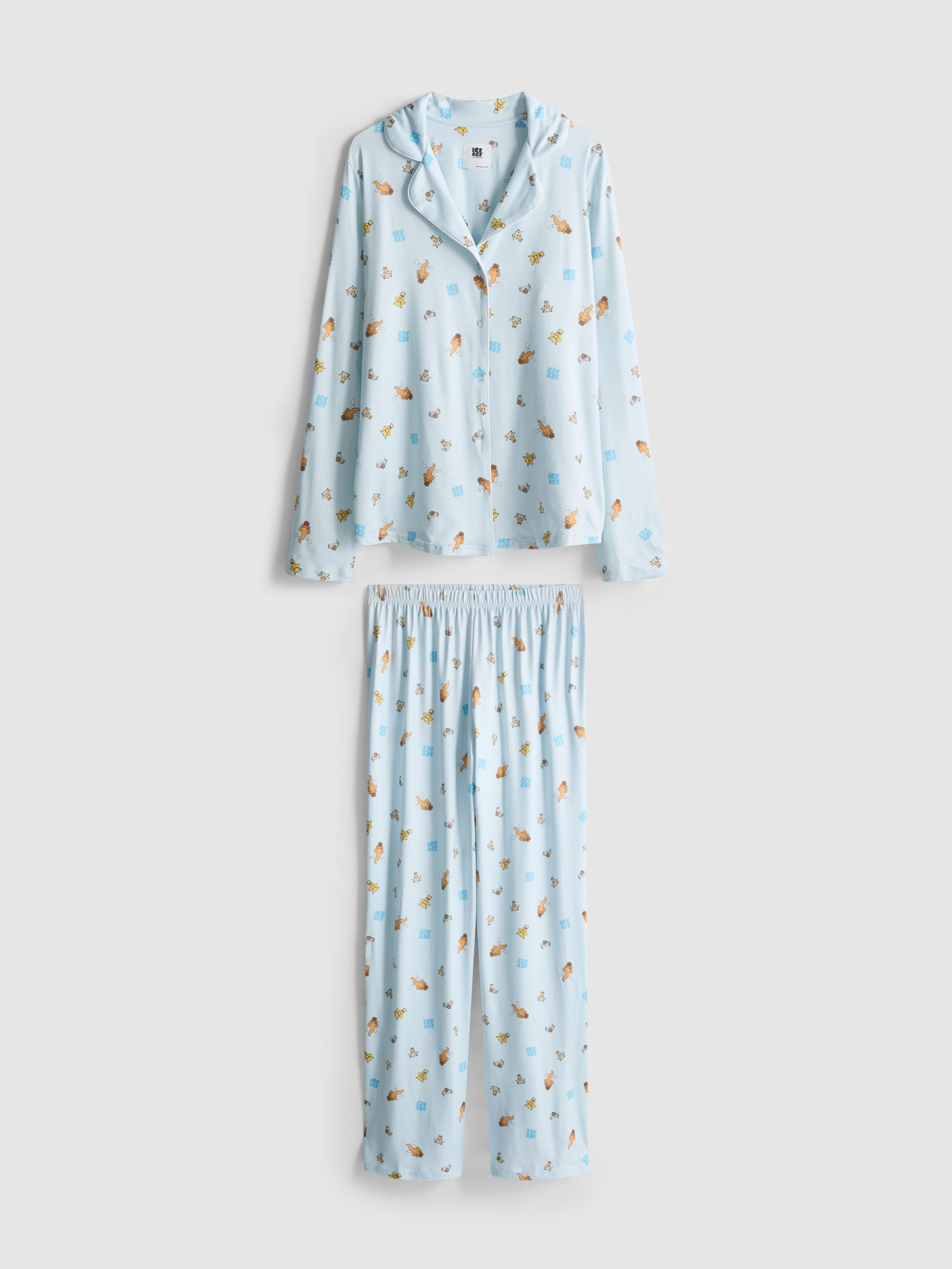 Ice Age Graphic Boyfriend Pajamas