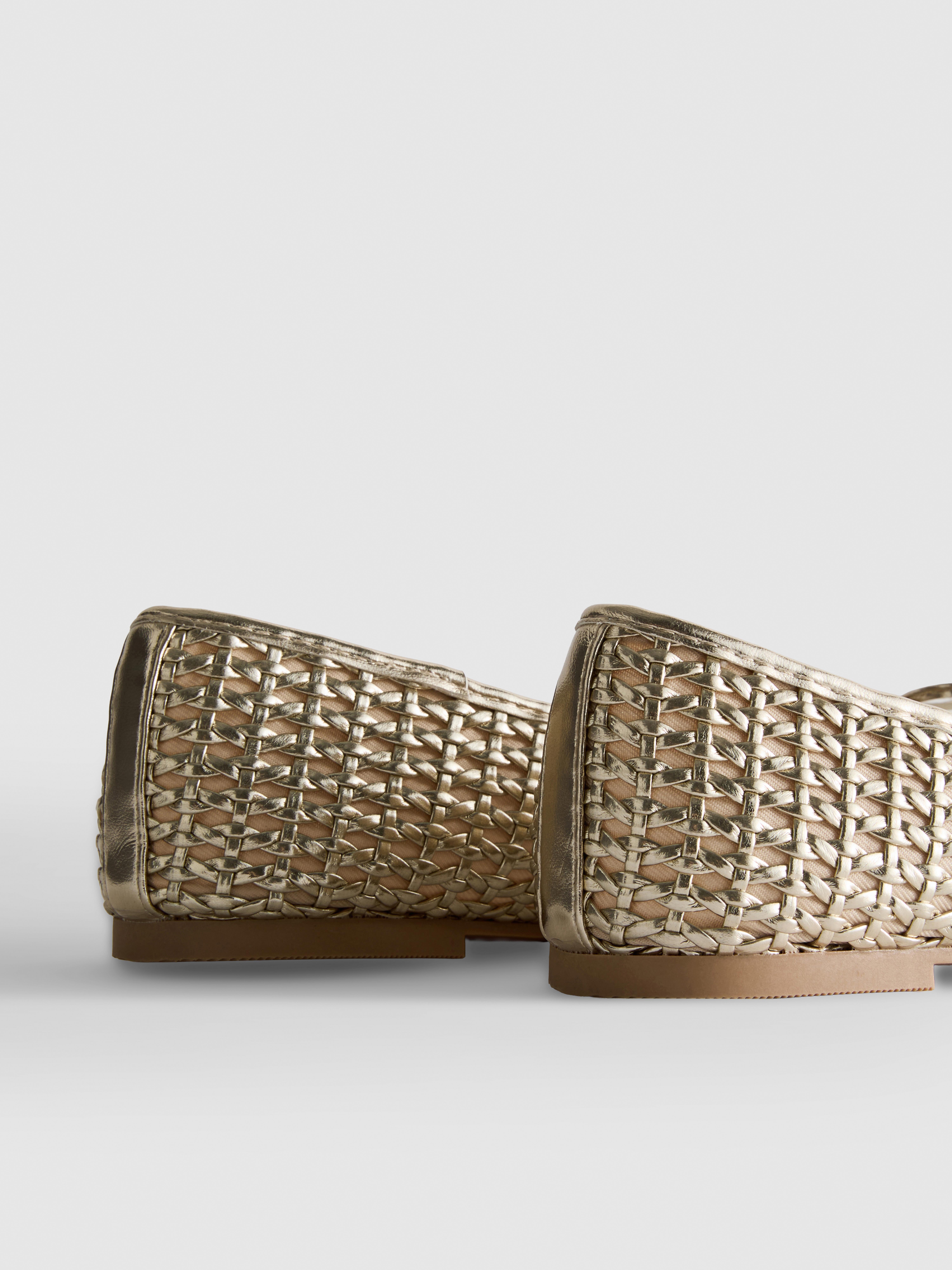Woven Ballerina Flats
