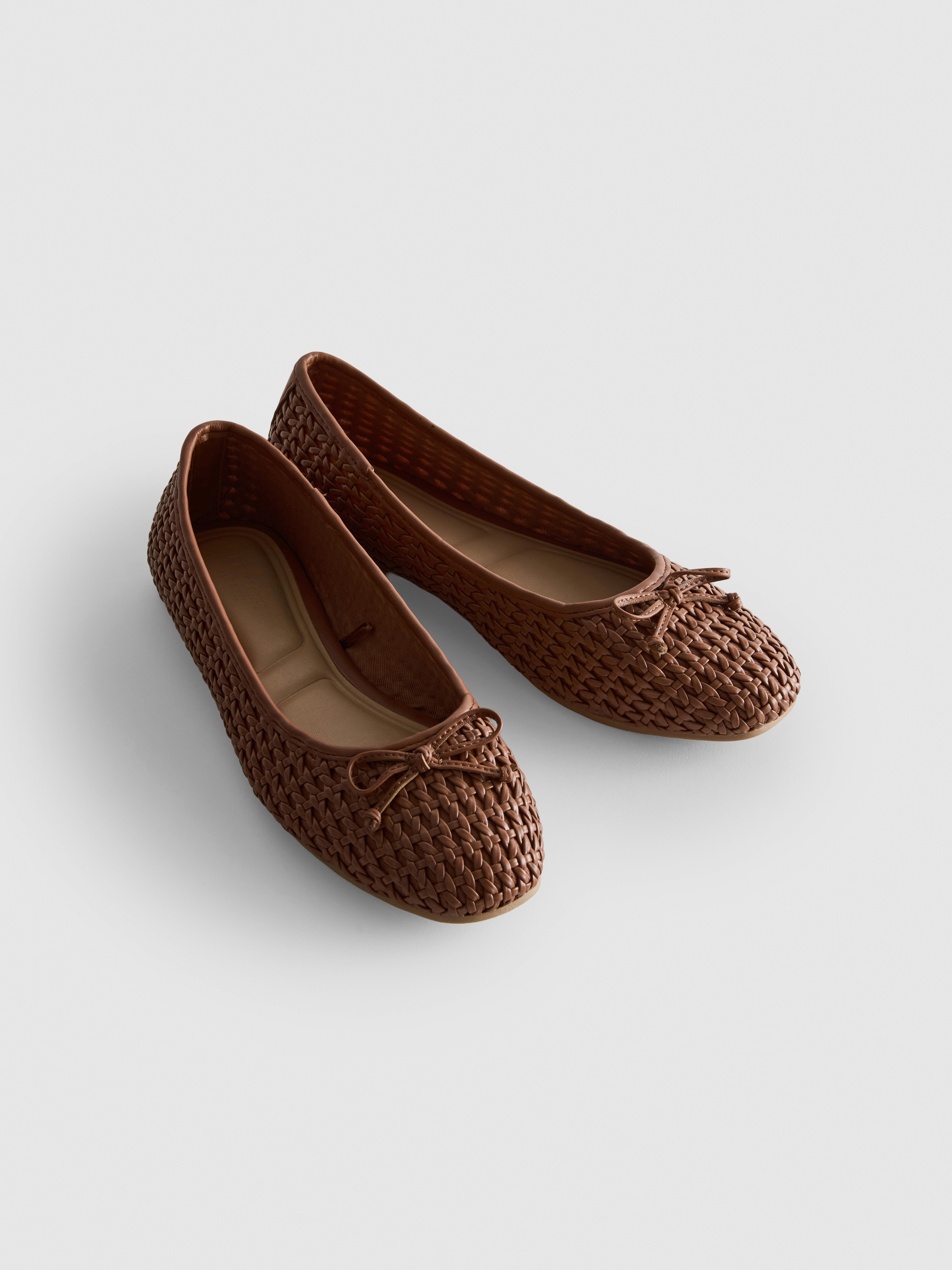 Gewebte Ballerinas
