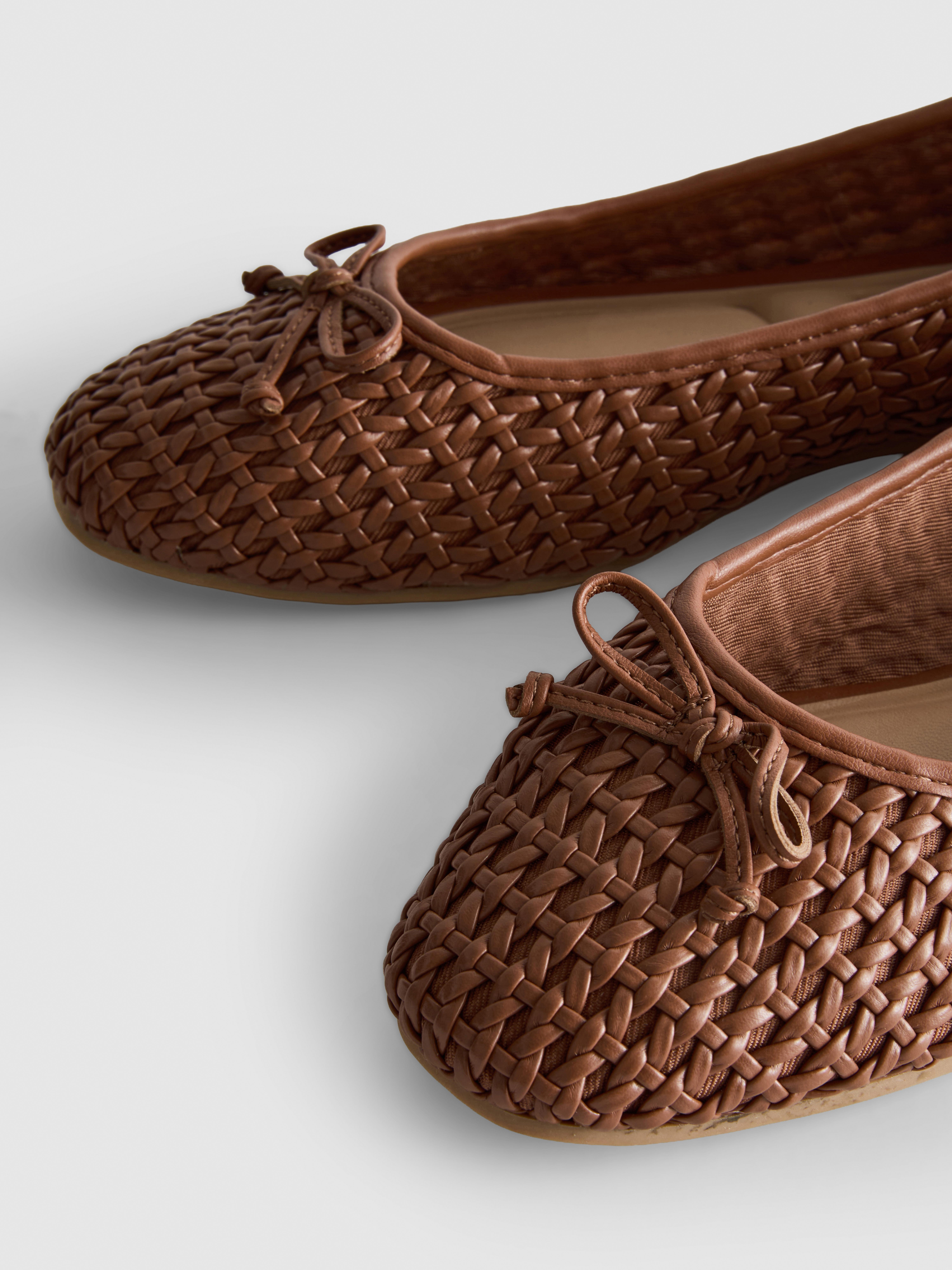 Gewebte Ballerinas